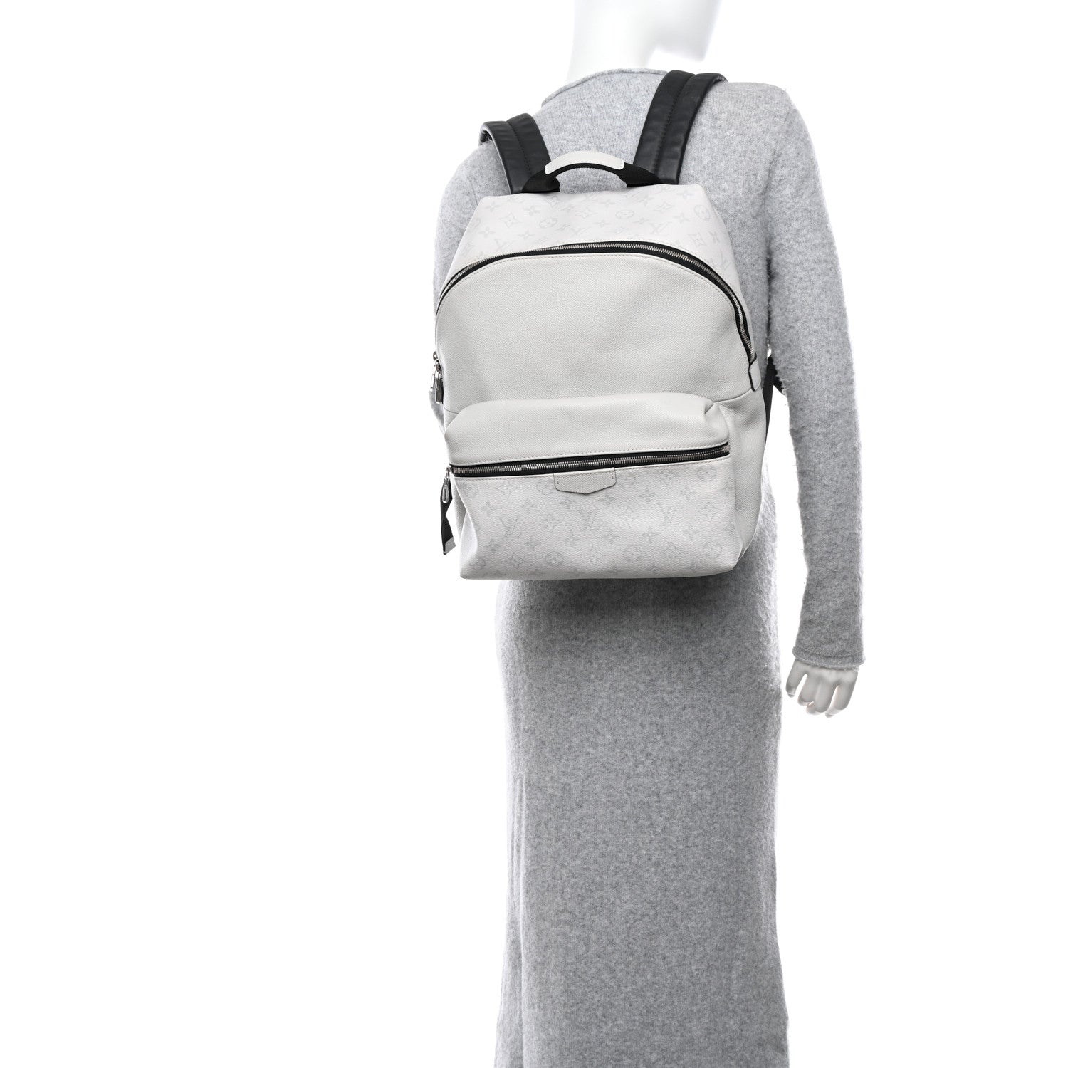 Louis Vuitton Taiga Monogram Discovery Backpack PM White 2 of 9