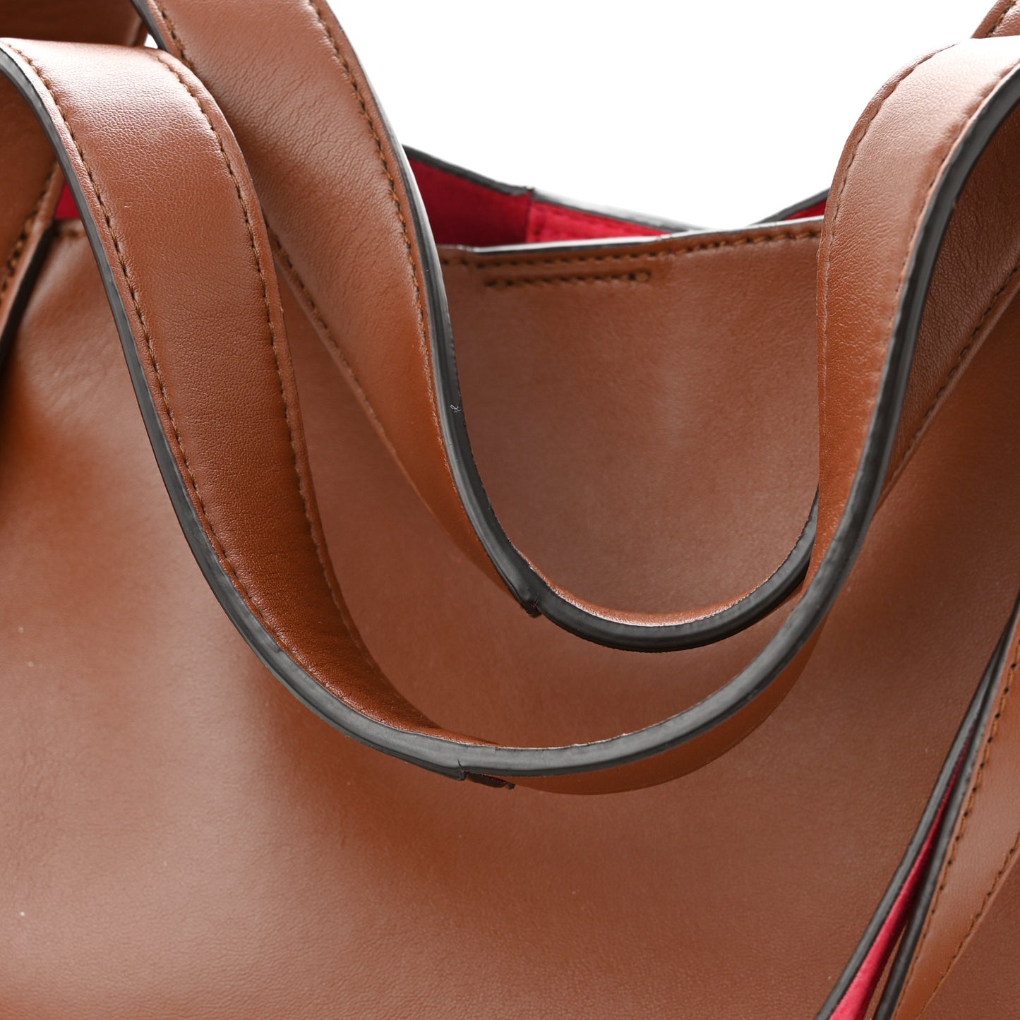 Eco Alter Nappa Perforated Logo Crossbody Cinnamon