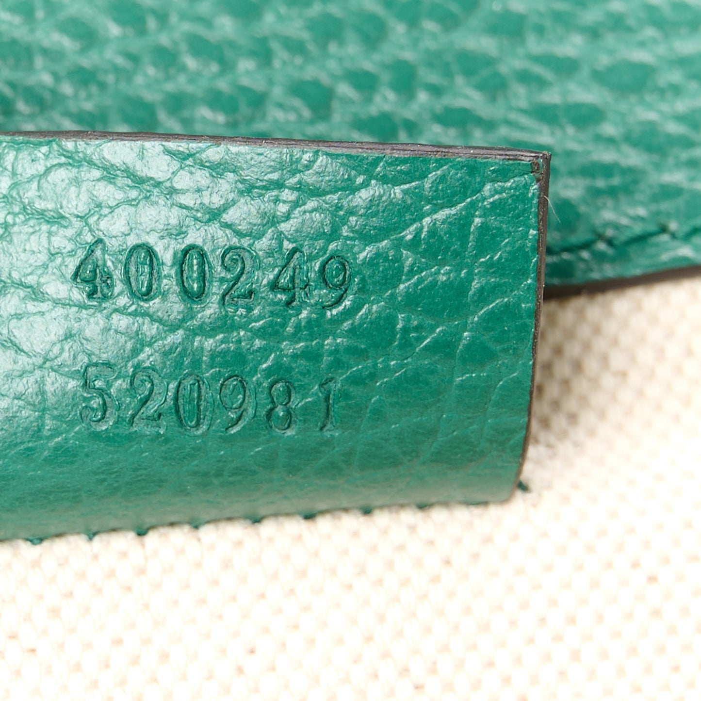 Pebbled Calfskin Small Dionysus Shoulder Bag Emerald