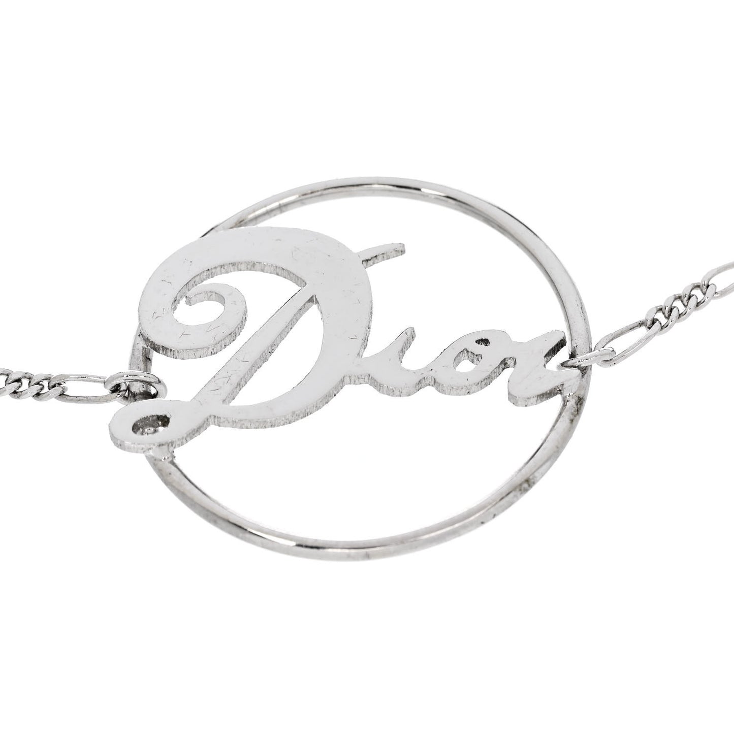 Metal Logo Bracelet Silver