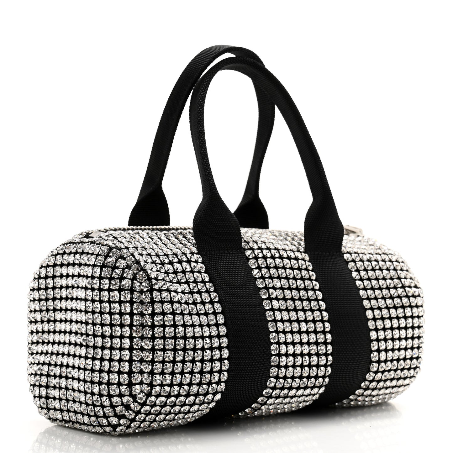 Mesh Crystal Cruiser Mini Duffle White