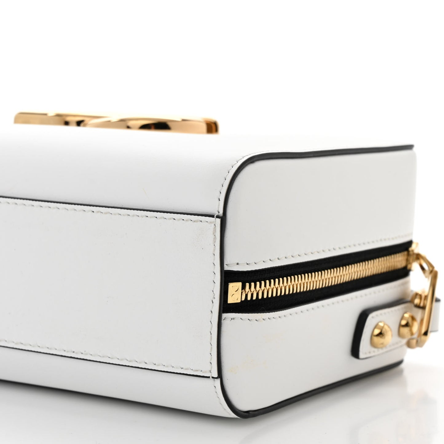 Calfskin 3.5 Camera Crossbody Bag White