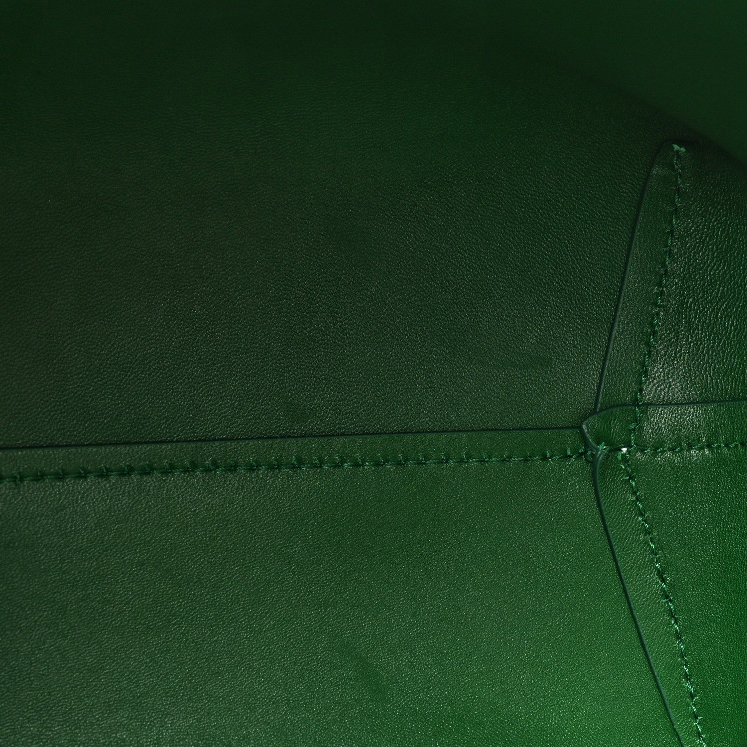 Mansur Gavriel Calfskin Twist Drawstring Bucket Bag Grass 7 of 9