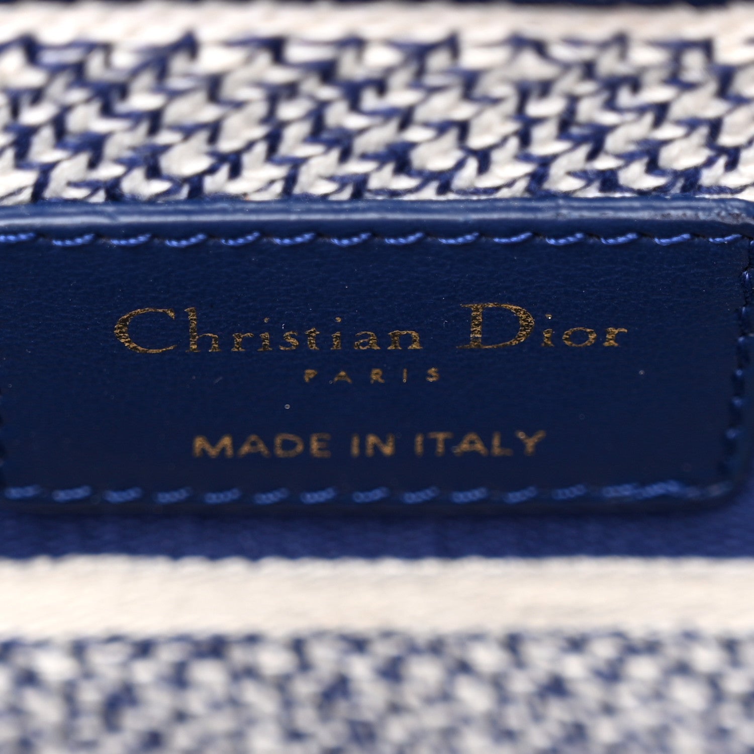 Christian Dior Canvas Reverse Embroidered Rêve d'Infini Medium Lady D-Lite Blue Multicolor 6 of 18