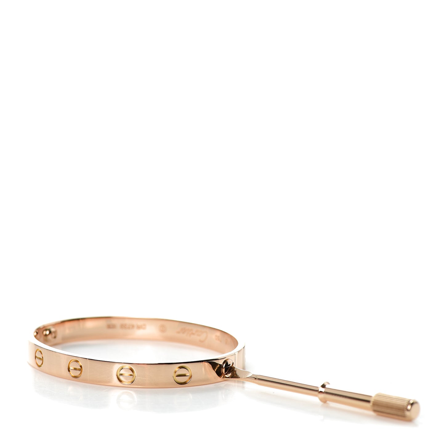 18K Pink Gold LOVE Bracelet 16