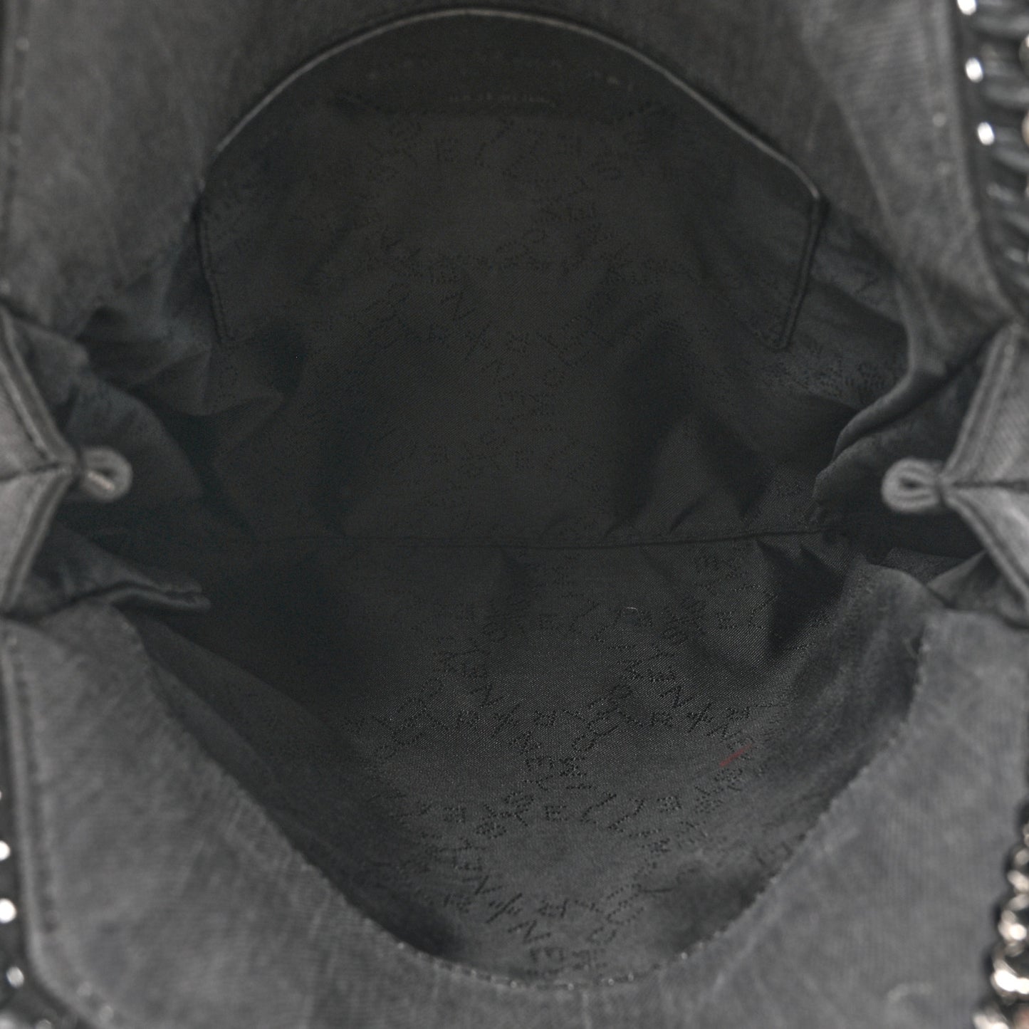 Denim Star Mini Falabella Tote Black