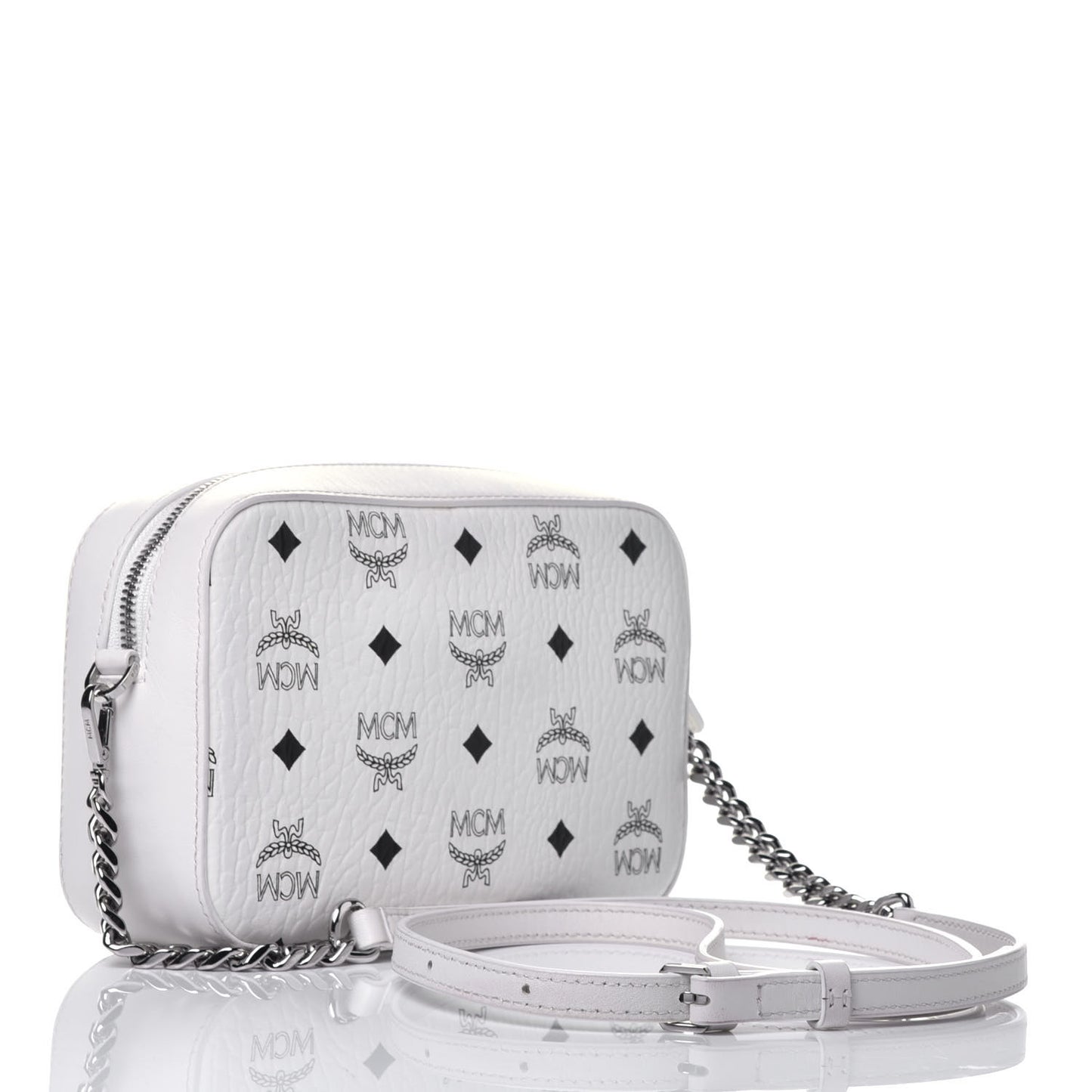 Visetos Camera Crossbody Bag White