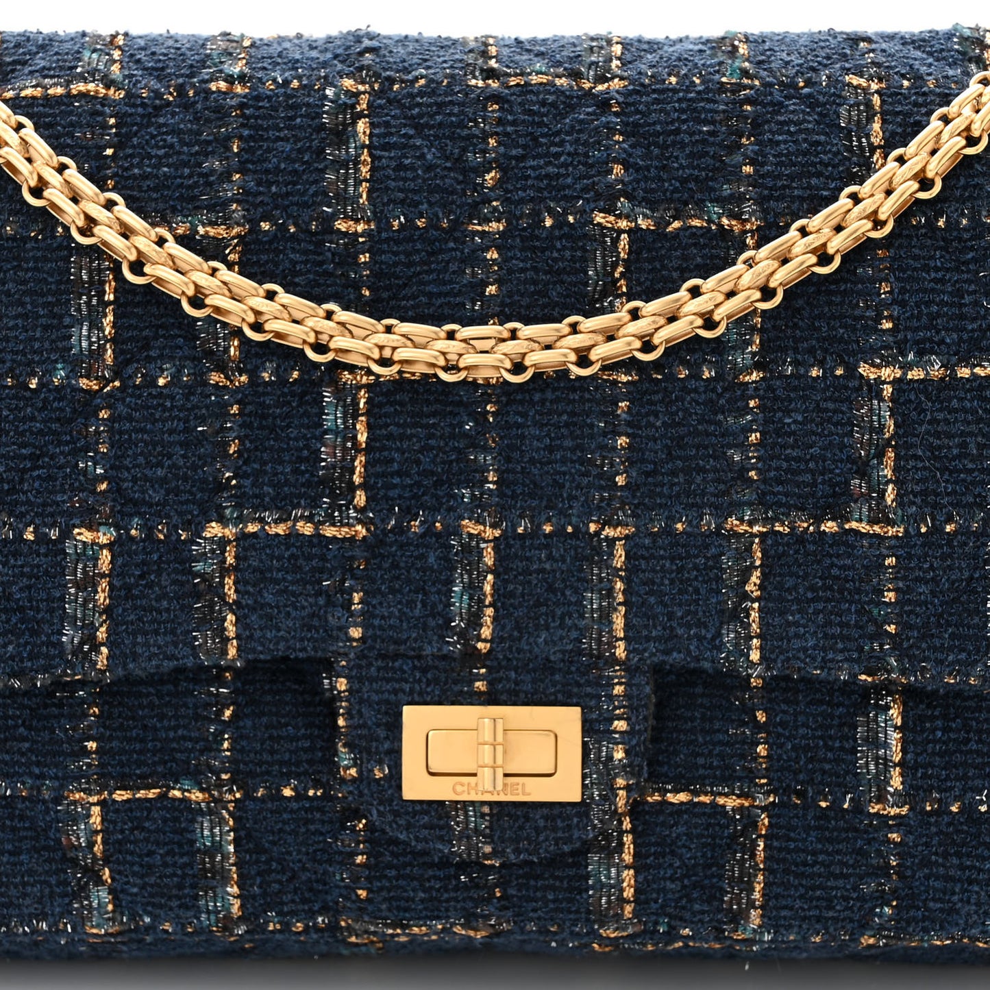 Fantasy Tweed 2.55 Reissue 226 Flap Blue