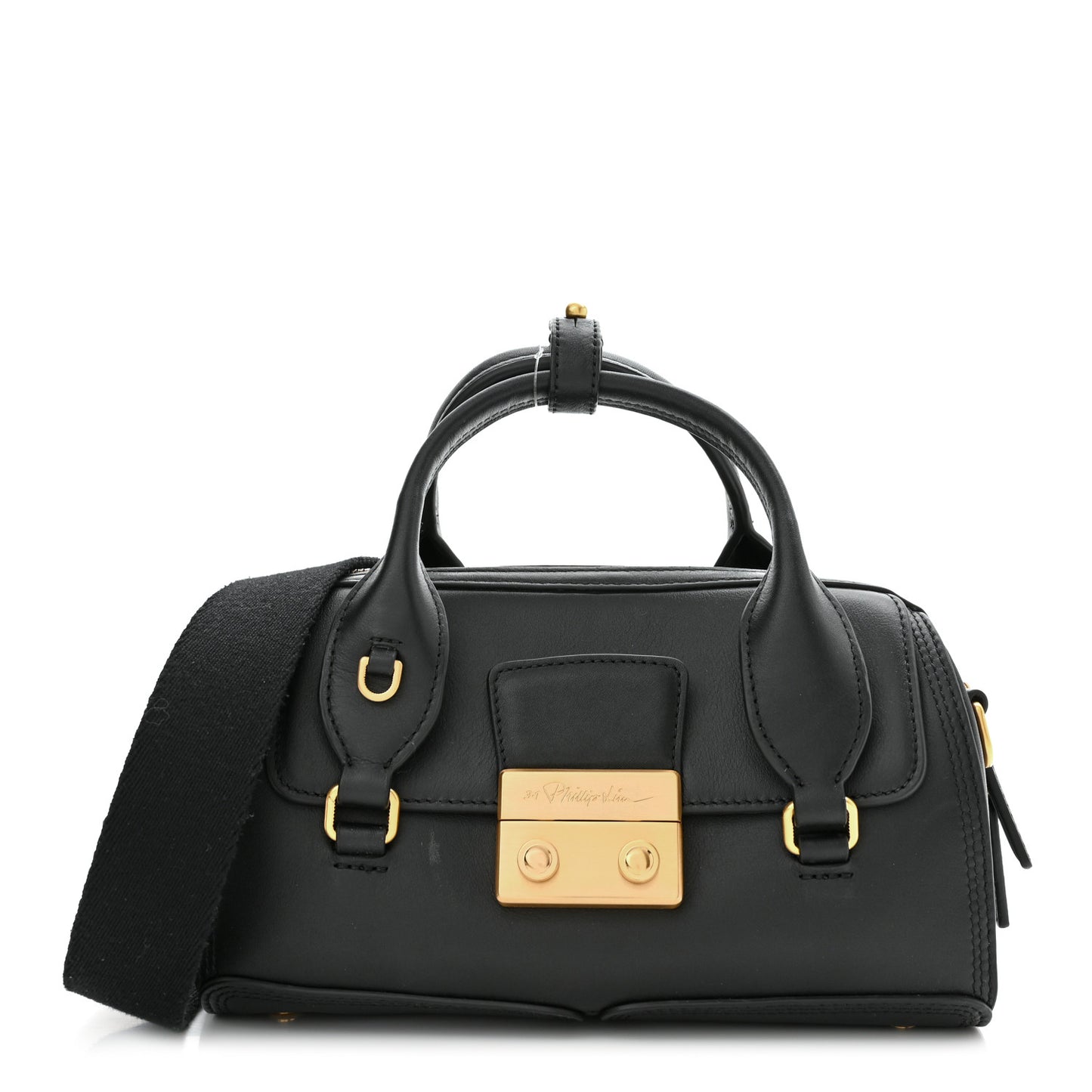 Smooth Calfskin Pashli Duffle Black