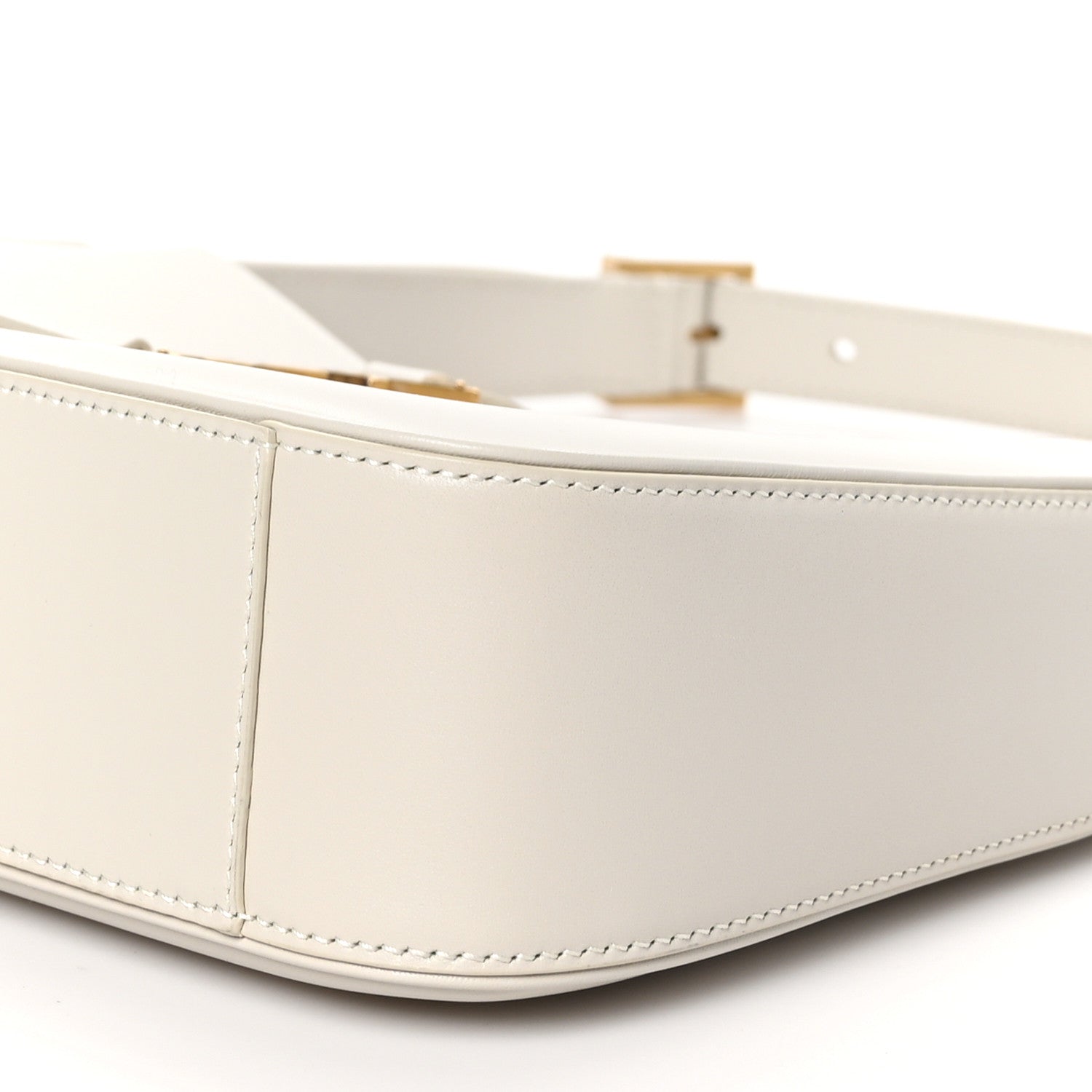 Saint Laurent Smooth Calfskin Le 5 A 7 Hobo Crema Soft 10 of 10