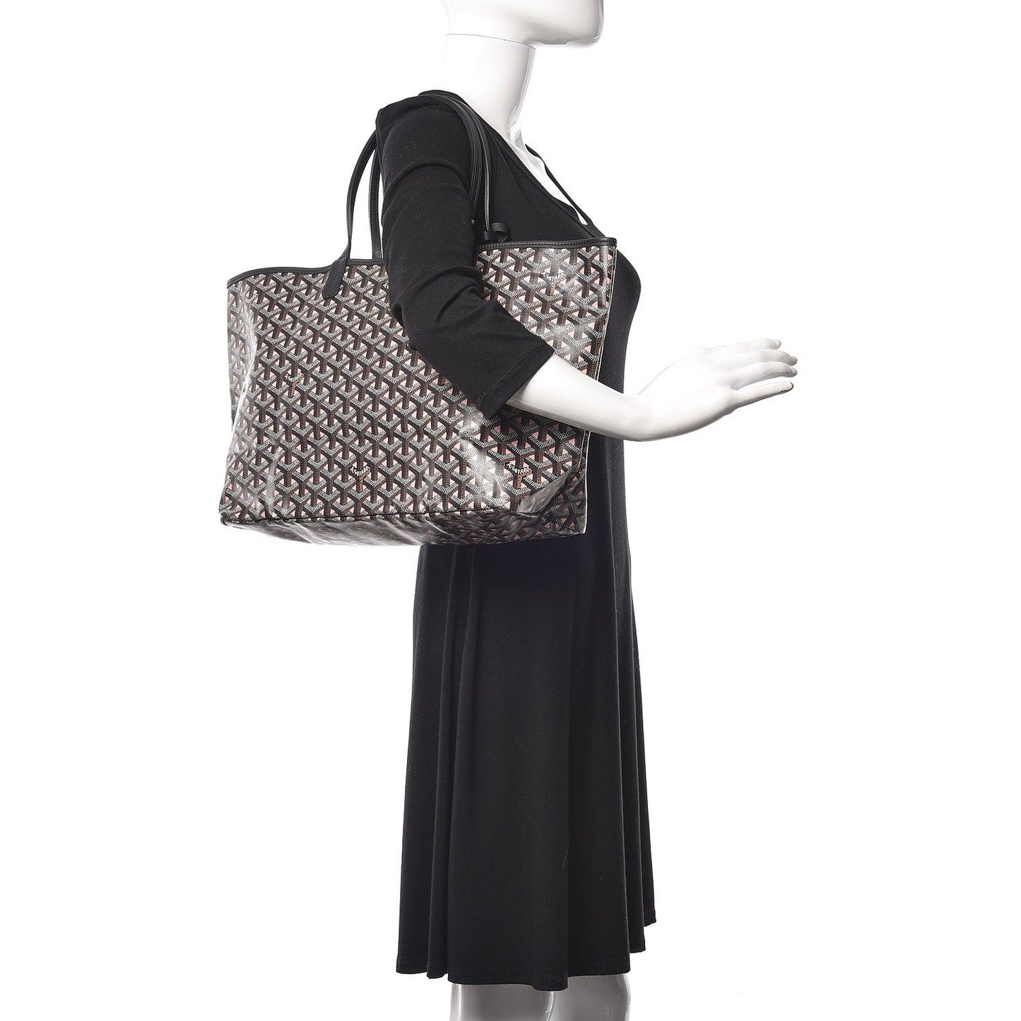 Goyardine Saint Louis Claire Voie PM Black Pink