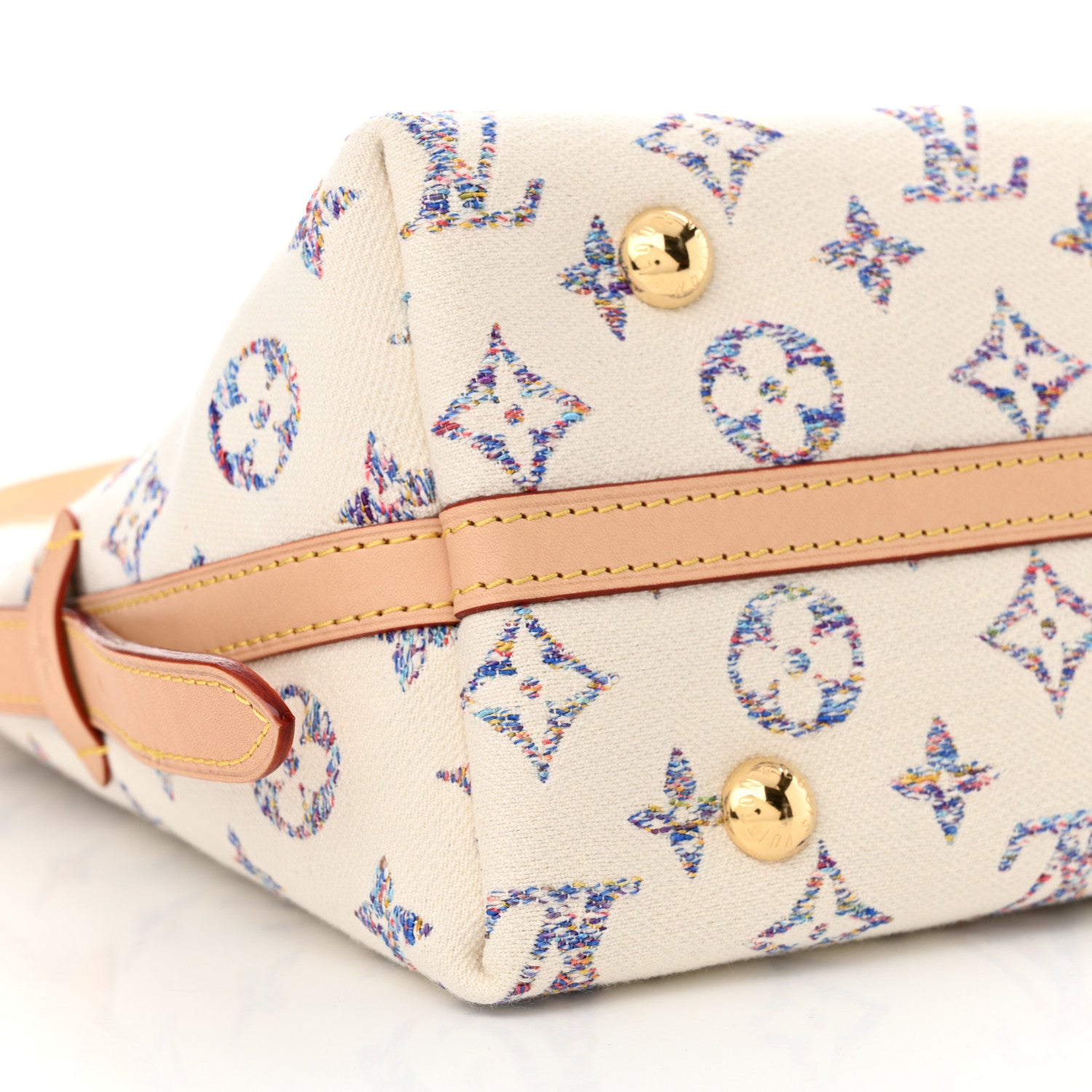 Louis Vuitton Monogram Jacquard CarryAll PM Multicolor Beige 11 of 14