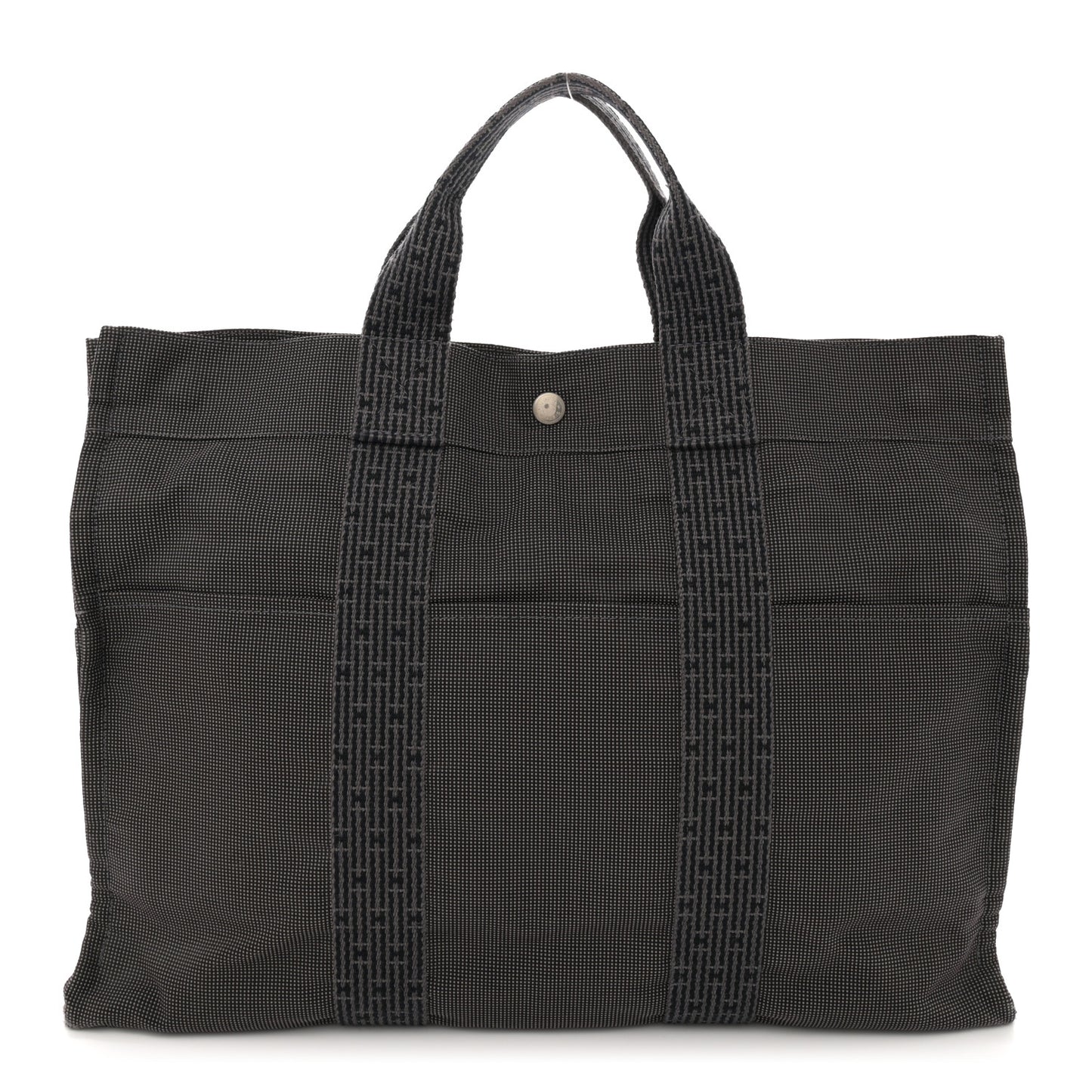 Canvas Herline MM Tote Grey