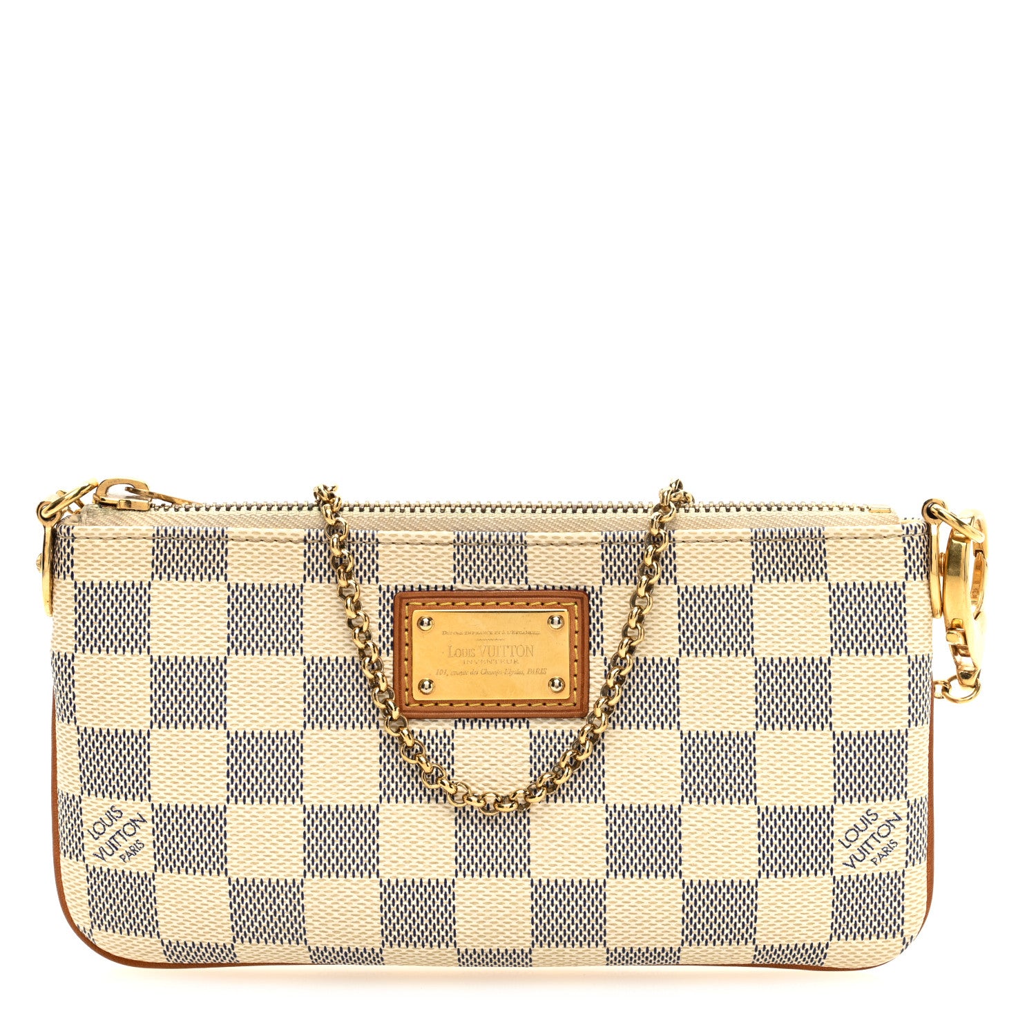 Louis Vuitton Damier Azur Pochette Milla MM 1 of 6