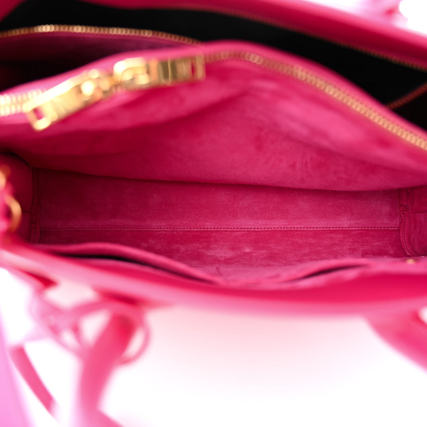 Calfskin Small Sac De Jour Lipstick Fuchsia