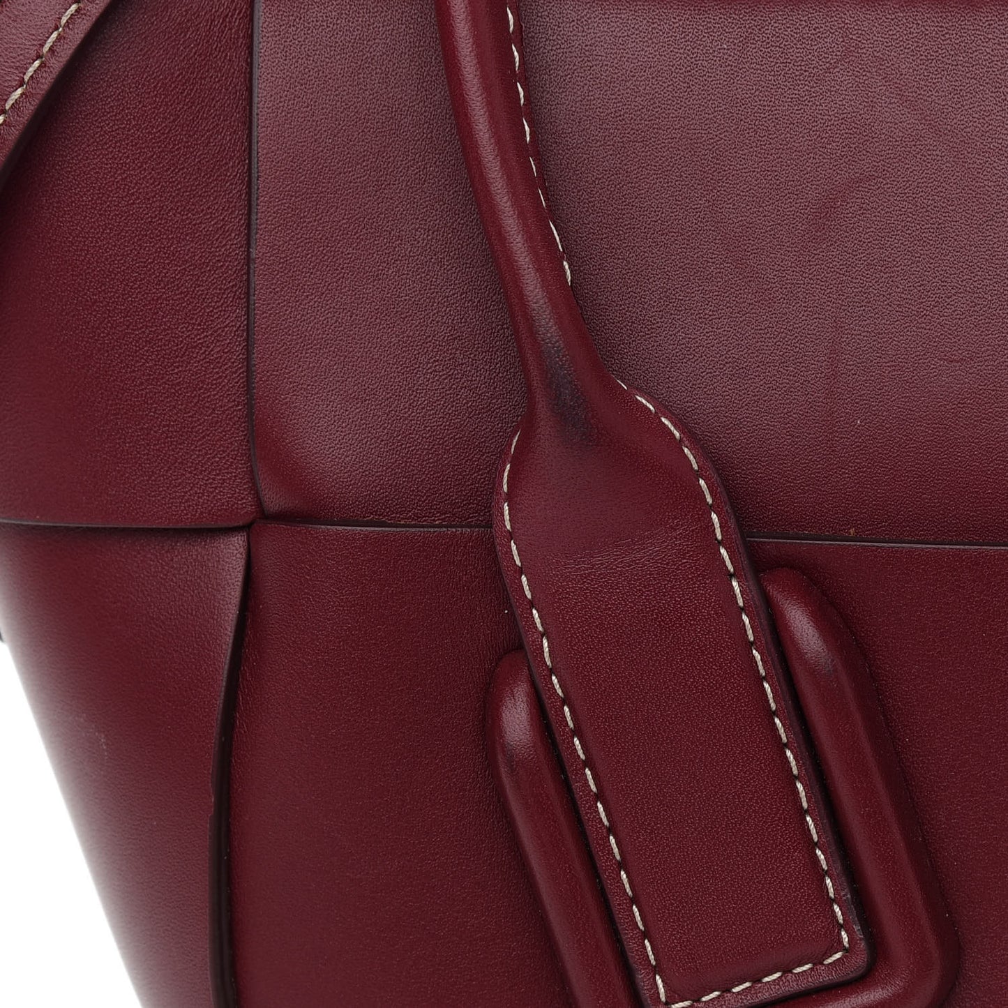 Calfskin Mini Maxi Intrecciato Arco Burgundy