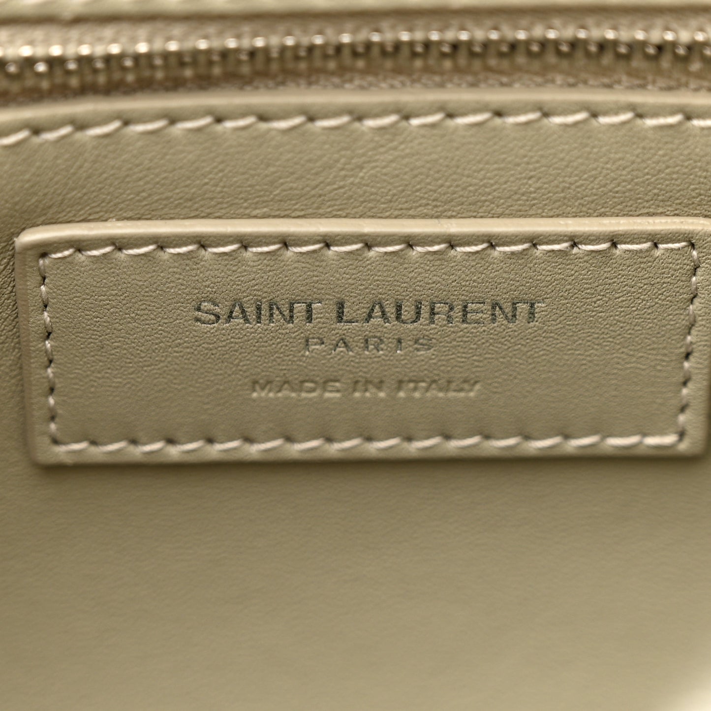 Calfskin Shearling Monogram Medium Niki Chain Satchel Grey