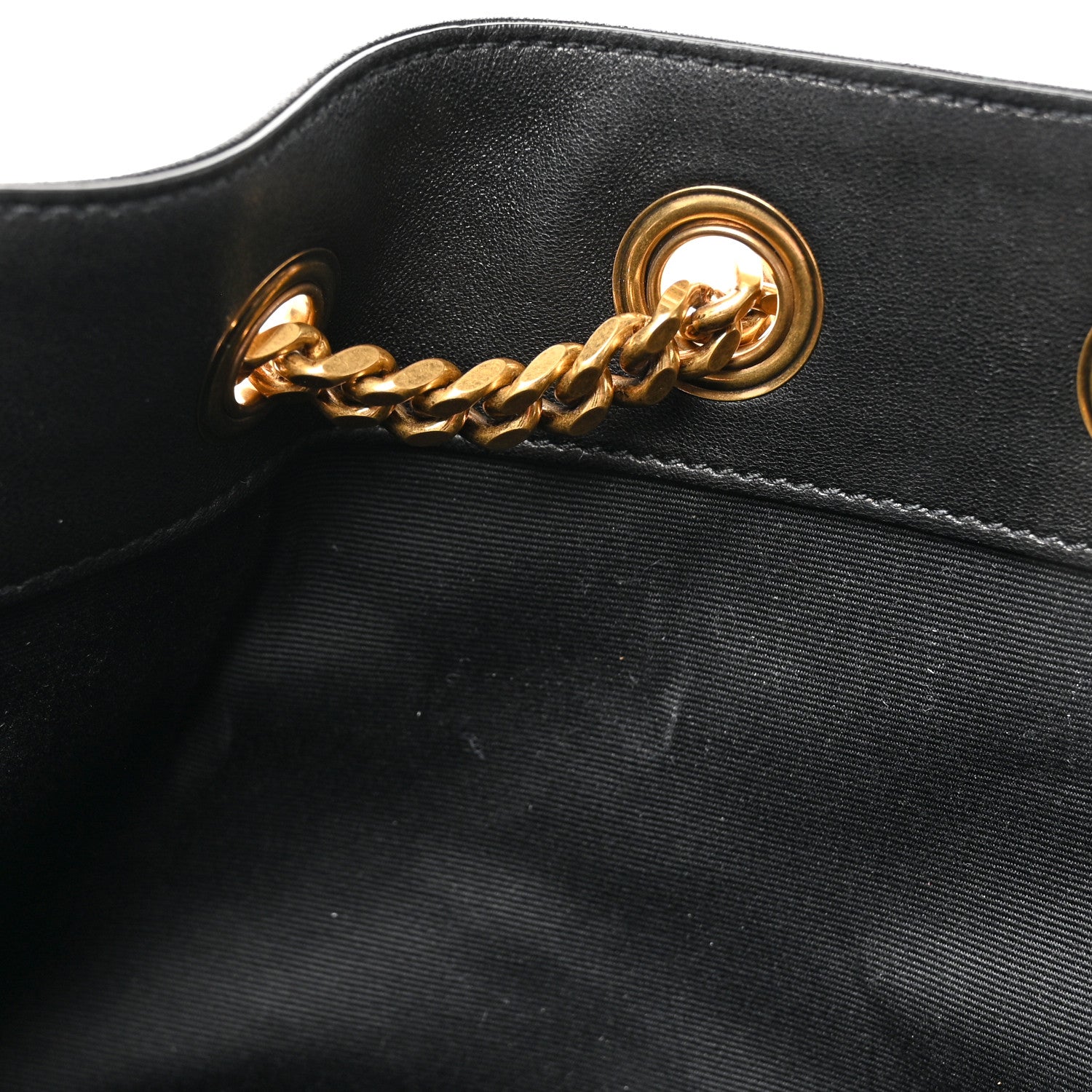 Saint Laurent Lambskin Matelasse Monogram Joe Backpack Black 11 of 11