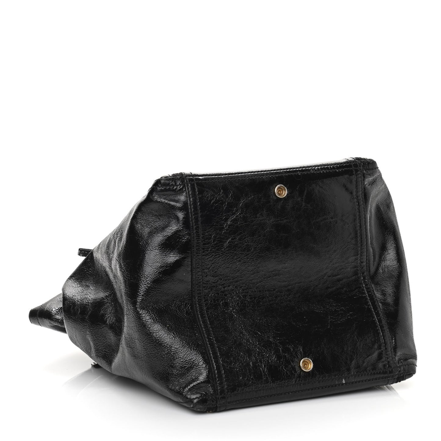 Patent Large Downtown Tote Black