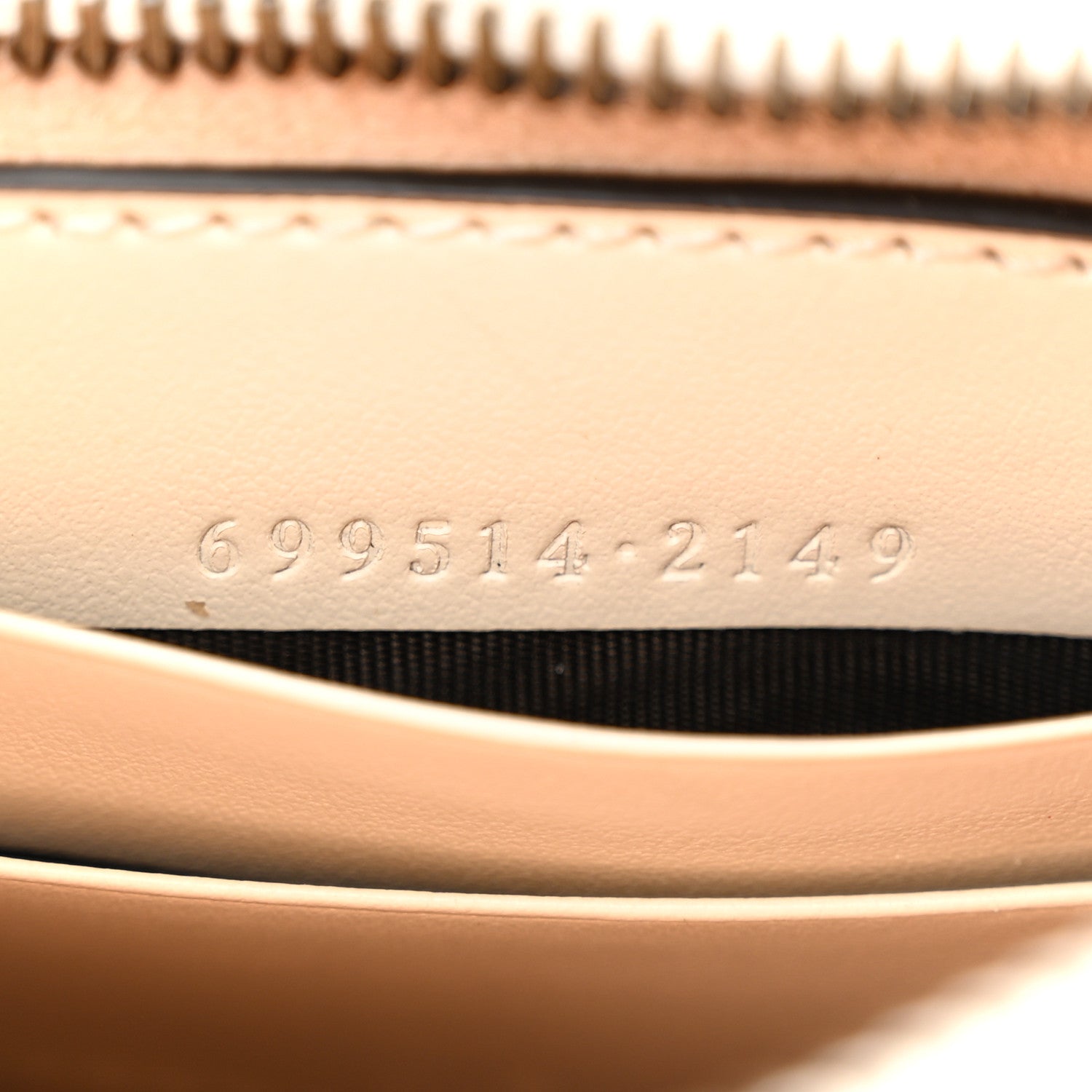 Gucci Calfskin Matelasse Chevron Mini GG Marmont Half Moon Hobo Mystic White 7 of 15