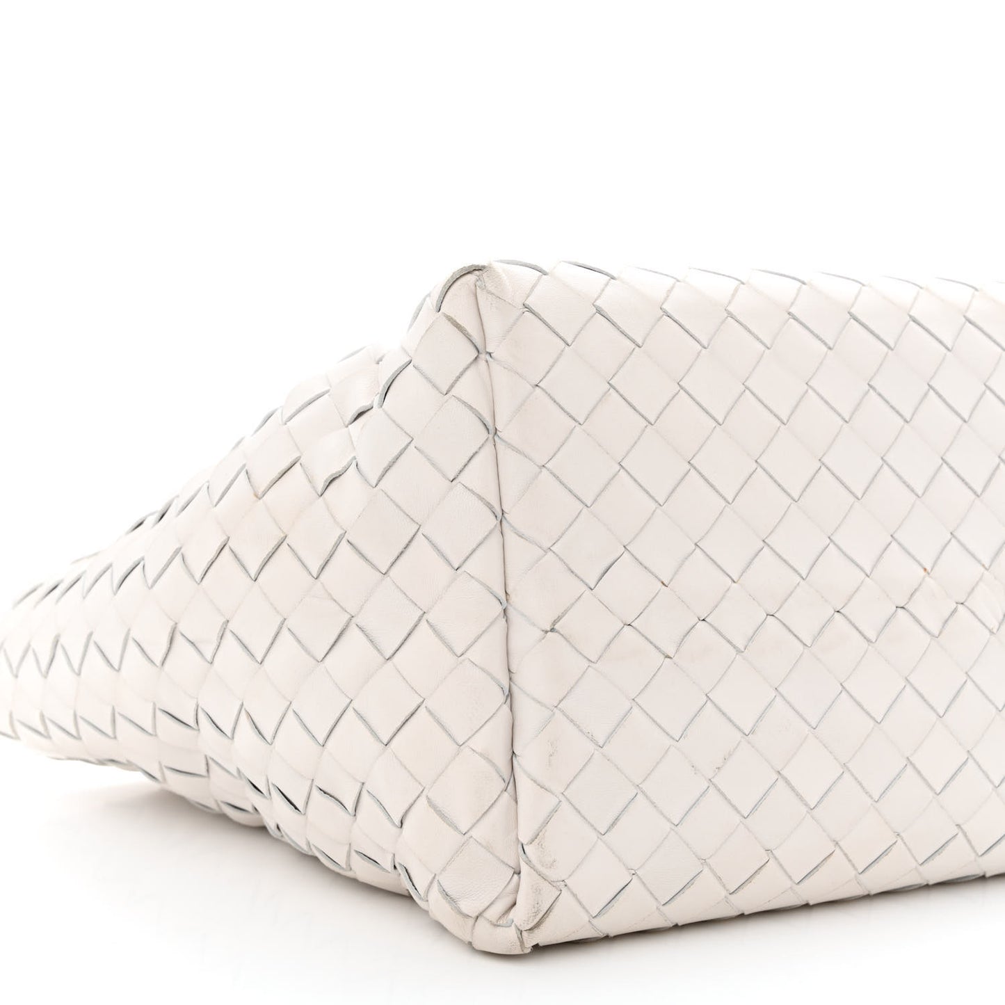Nappa Intrecciato Tote Bag White