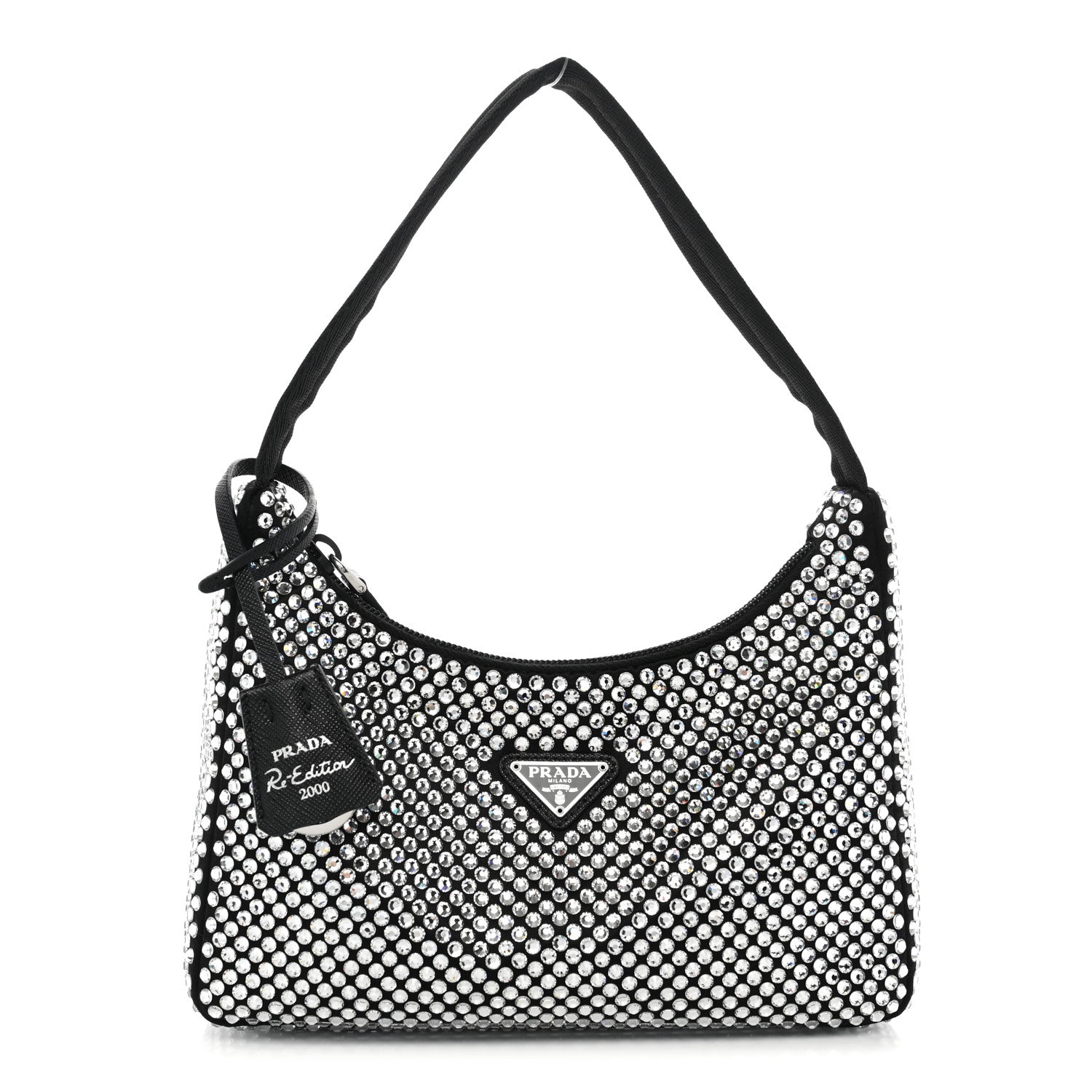 PRADA Re-Edition 2000 クリスタルバッグ Prada Satin Crystal Mini Re-Edition 2000 Bag Cristal 1943432