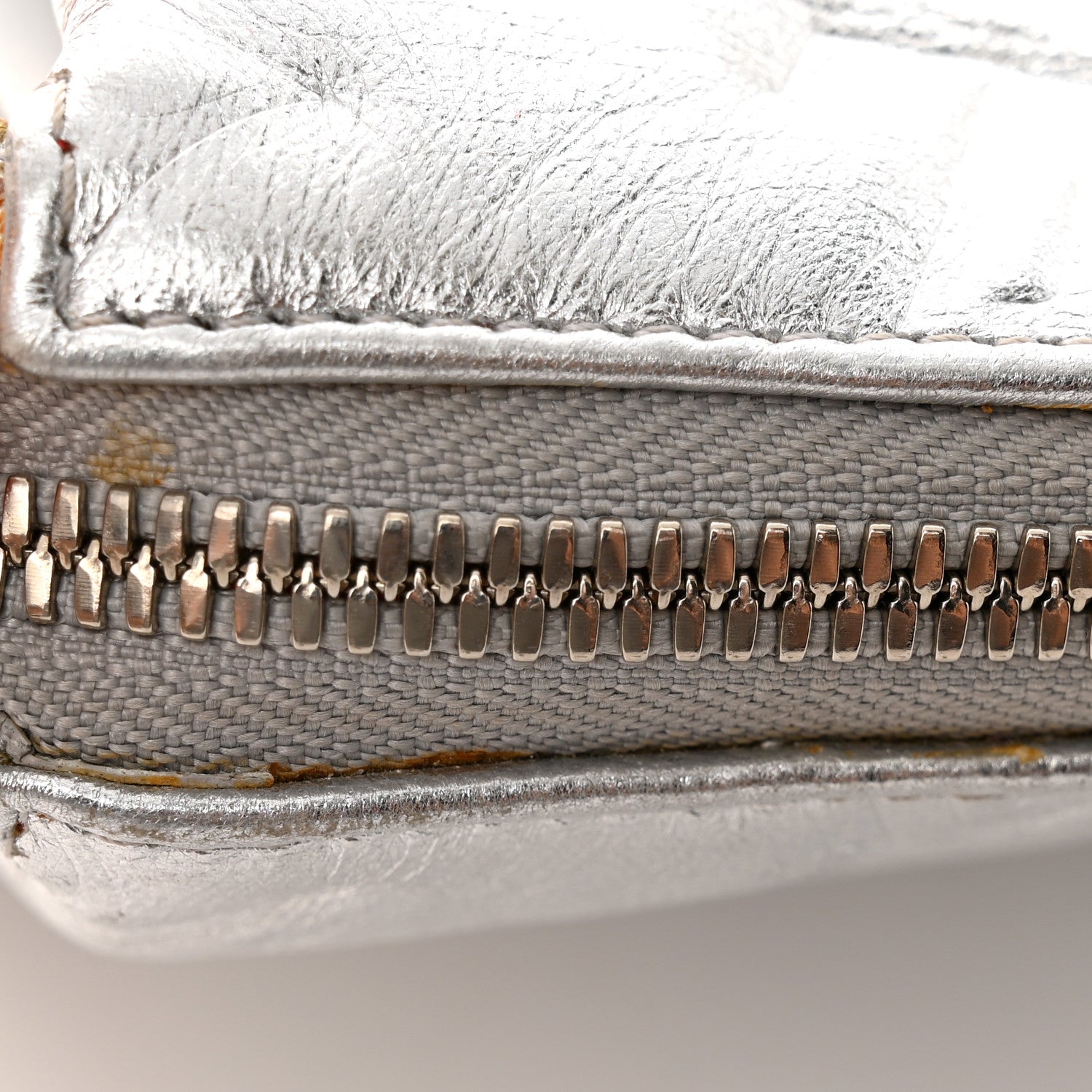 Louis Vuitton Metallic Lambskin Embossed Monogram Coussin PM Silver 12 of 16