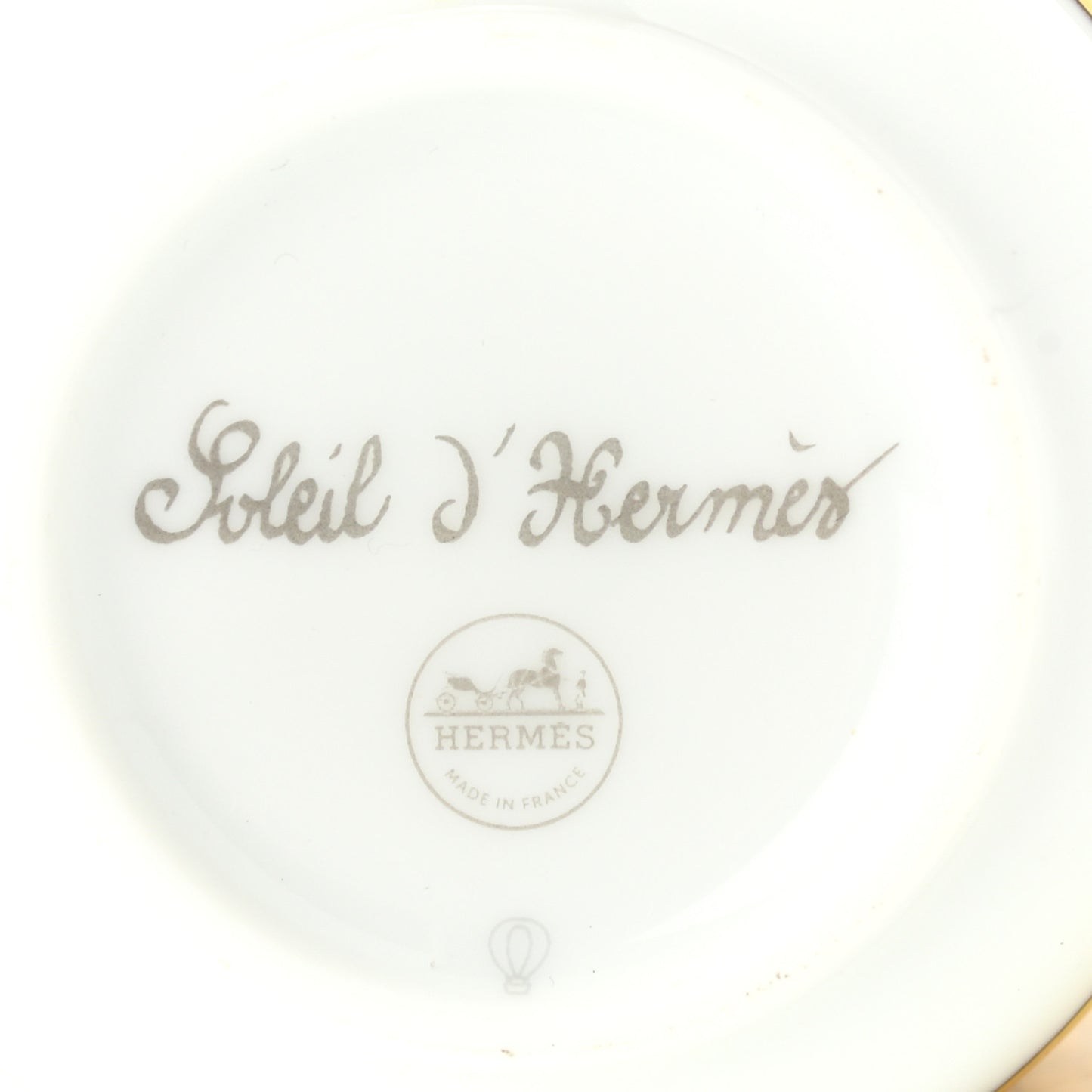 Porcelain Soleil d'Hermes Coffee Cup