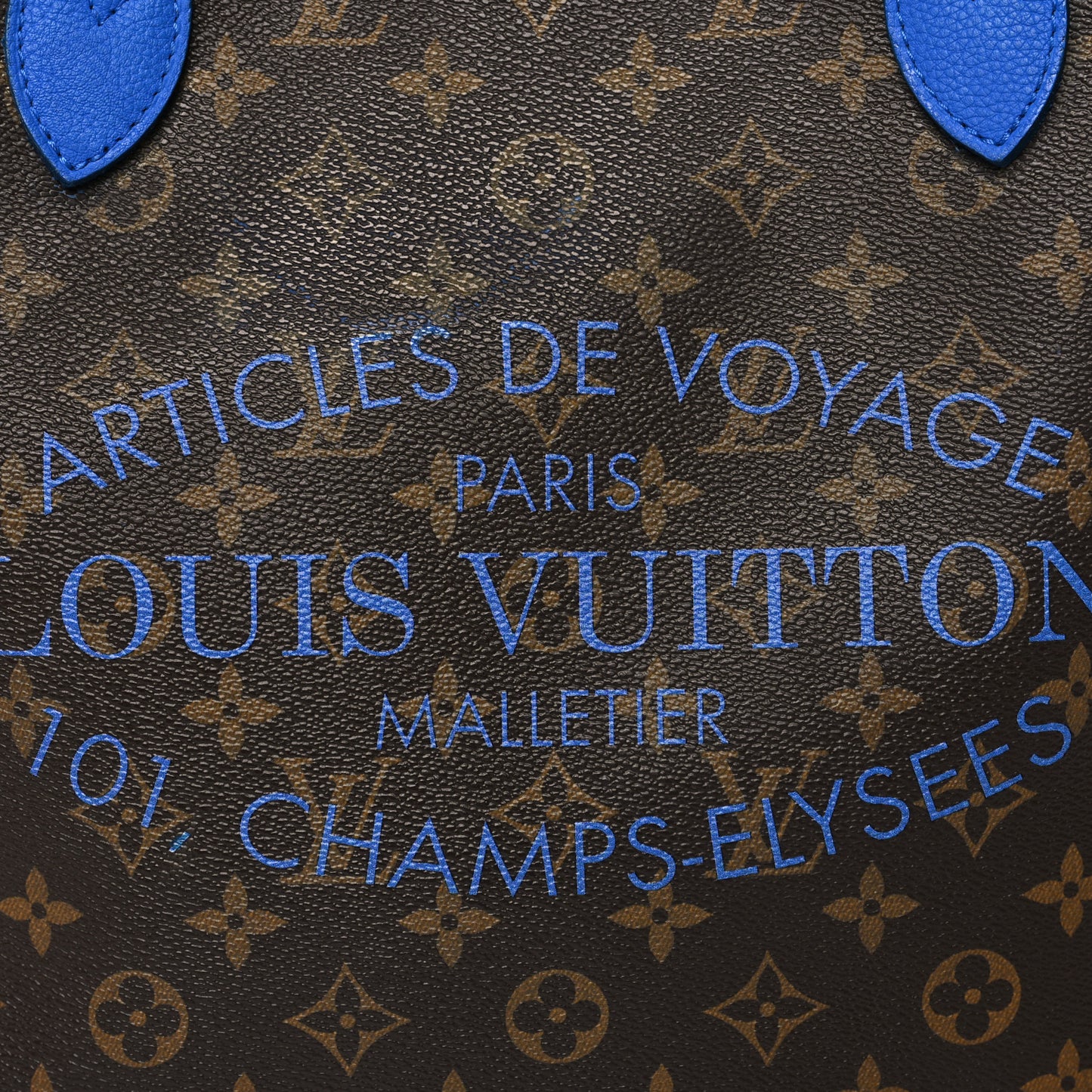 Monogram Articles de Voyage Ikat Neverfull MM Grand Blue