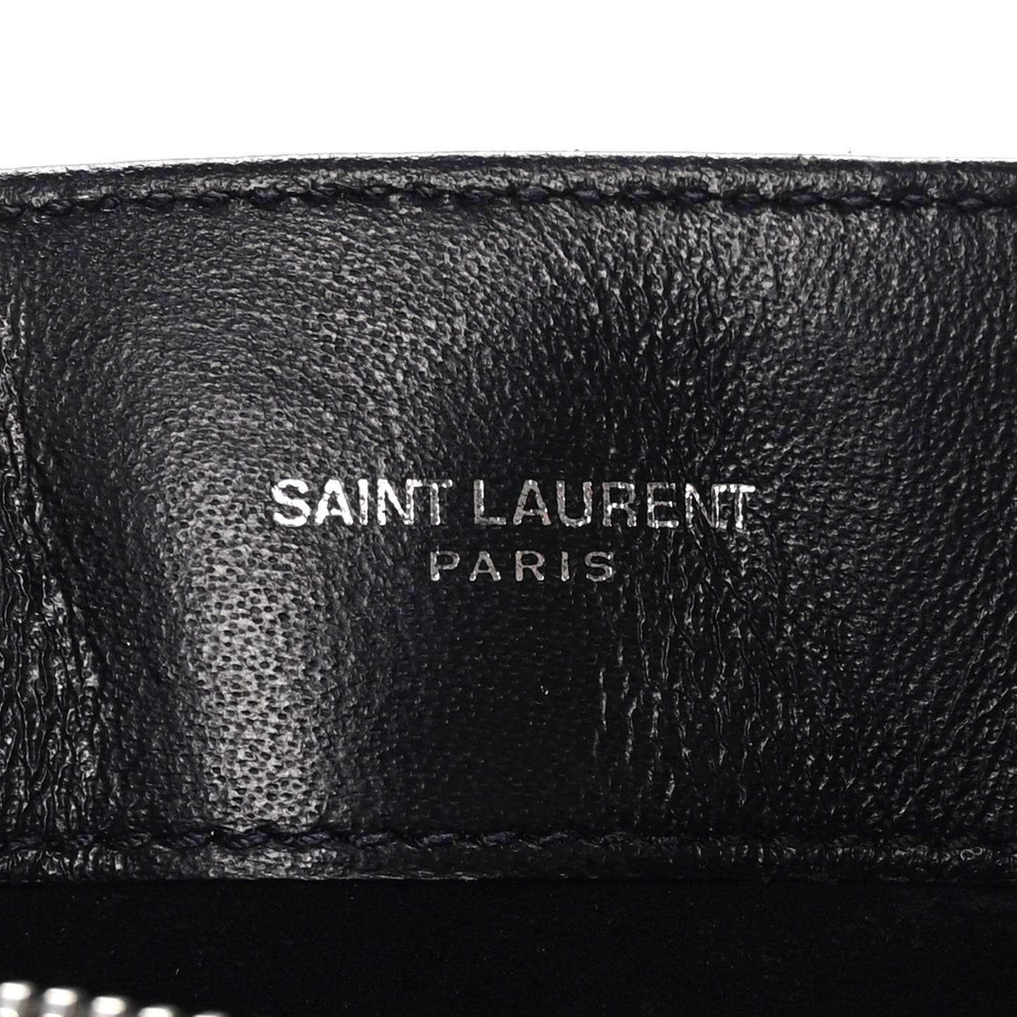 Metallic Calfskin Y Quilted Monogram Small Loulou Chain Satchel Acciaio