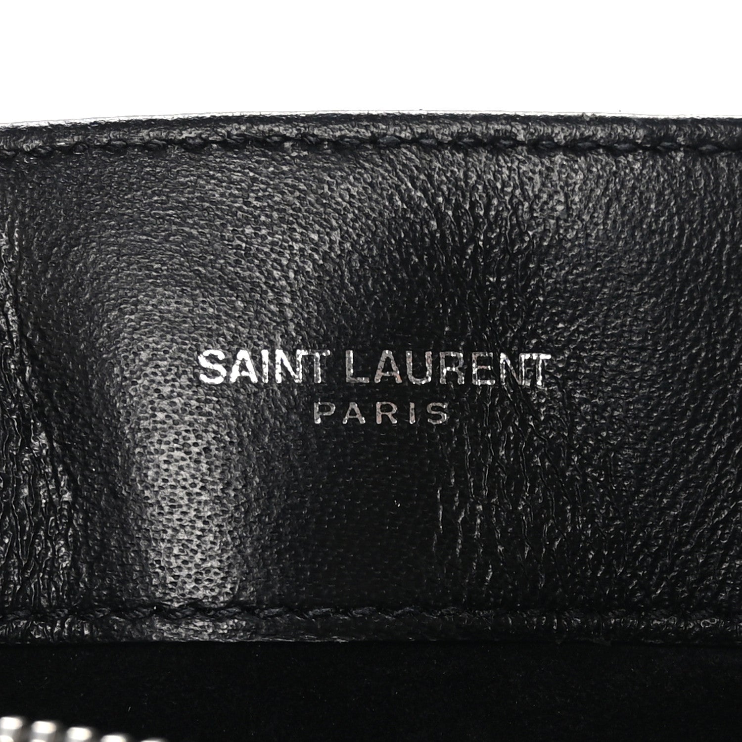 Saint Laurent Metallic Calfskin Y Quilted Monogram Small Loulou Chain Satchel Acciaio 8 of 11