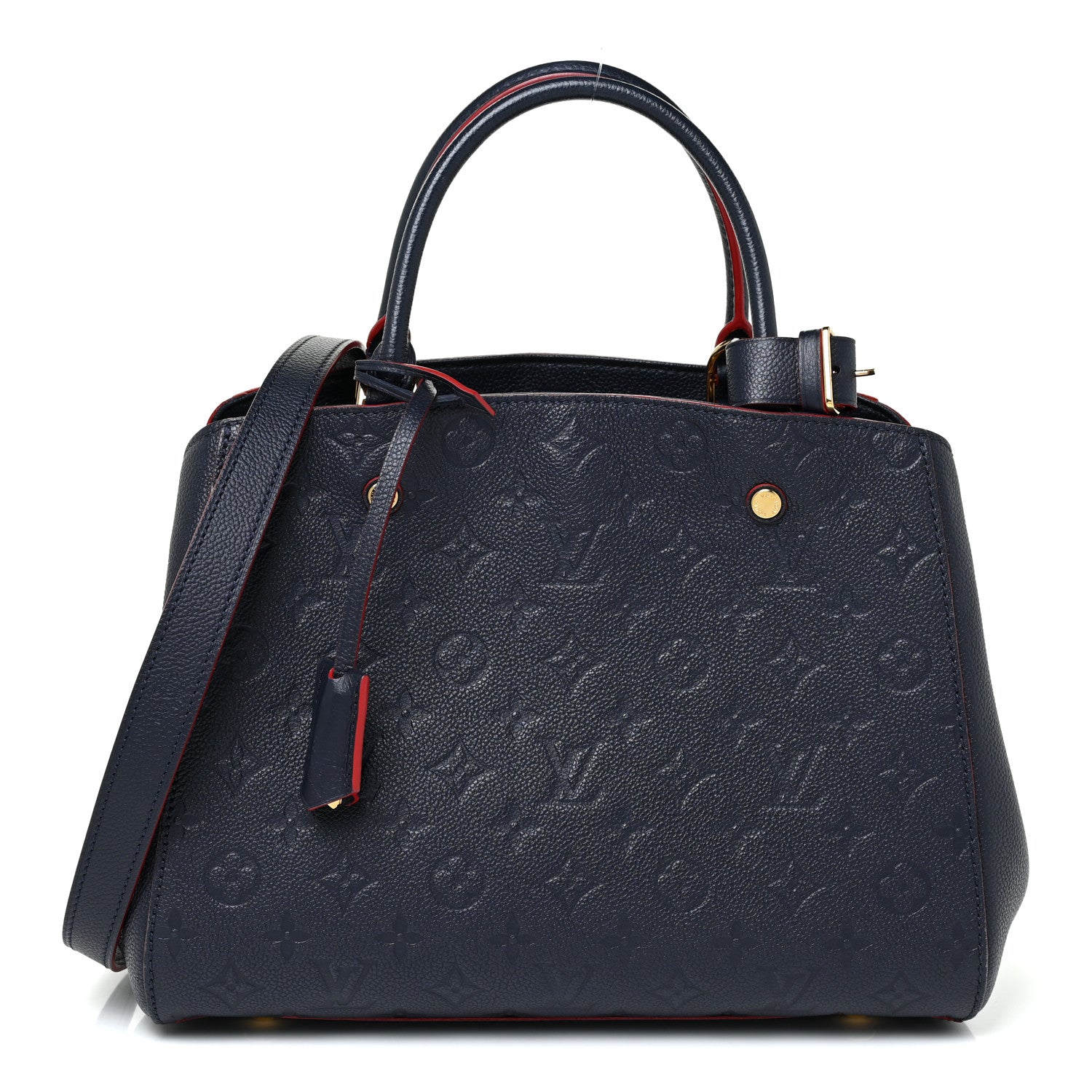 Louis Vuitton Empreinte Montaigne MM Marine Rouge 1 of 11
