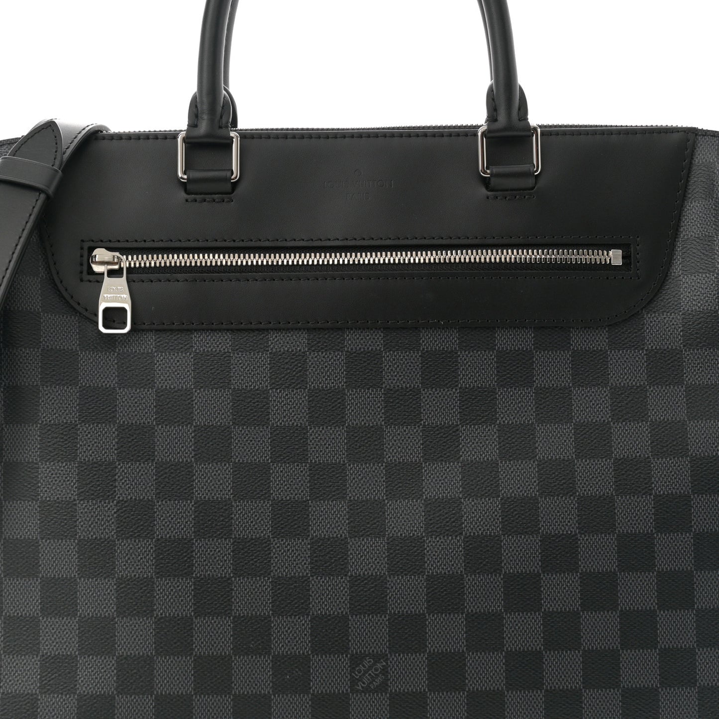Damier Graphite Porte-Documents Jour