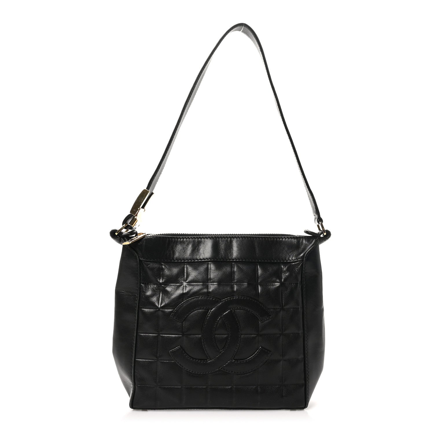 Chanel Choco bar shoulder bag Chanel Choco Bar Lambskin Mini Shoulder Bag – LuxUness main image 4