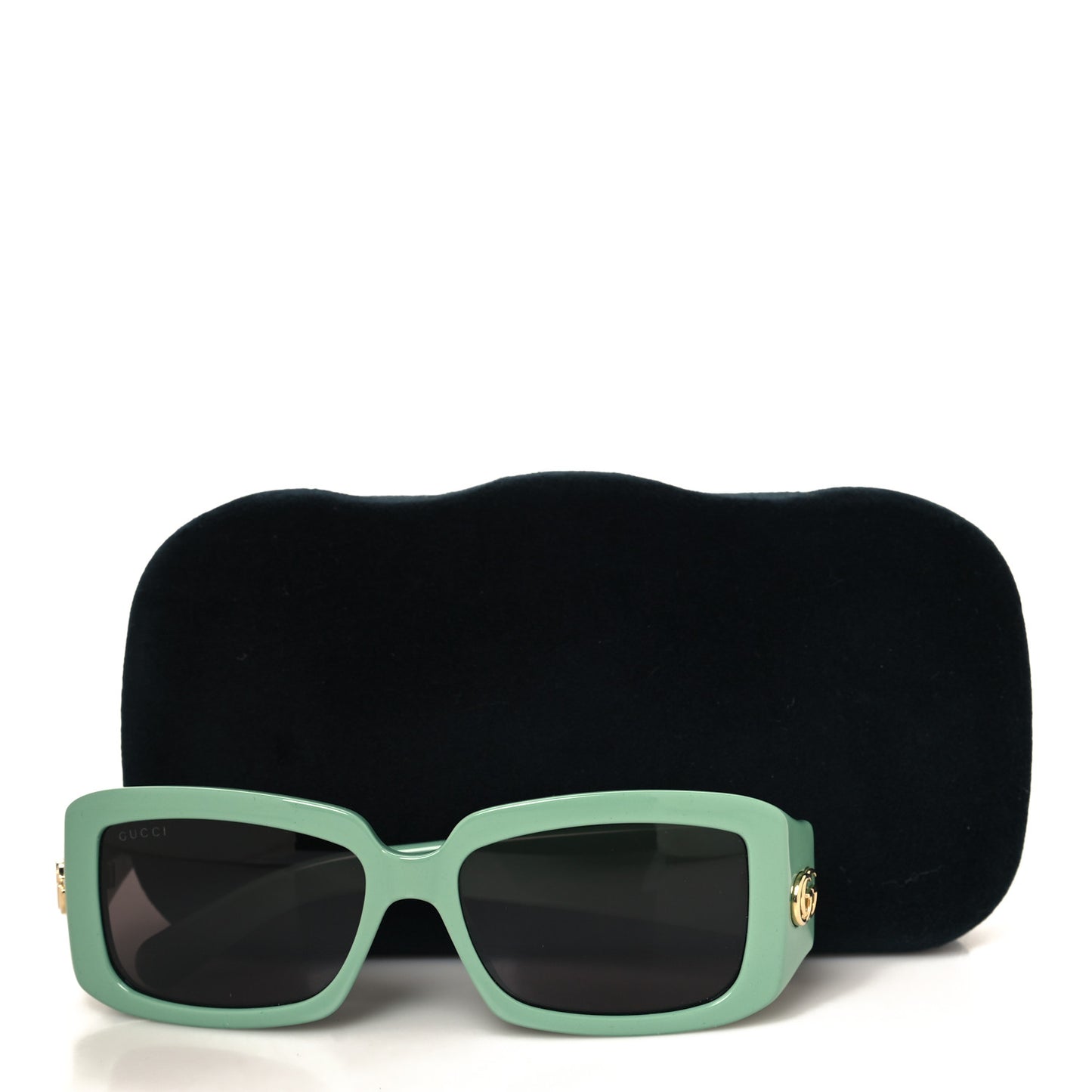 Acetate Rectangular Sunglasses GG1403S Green