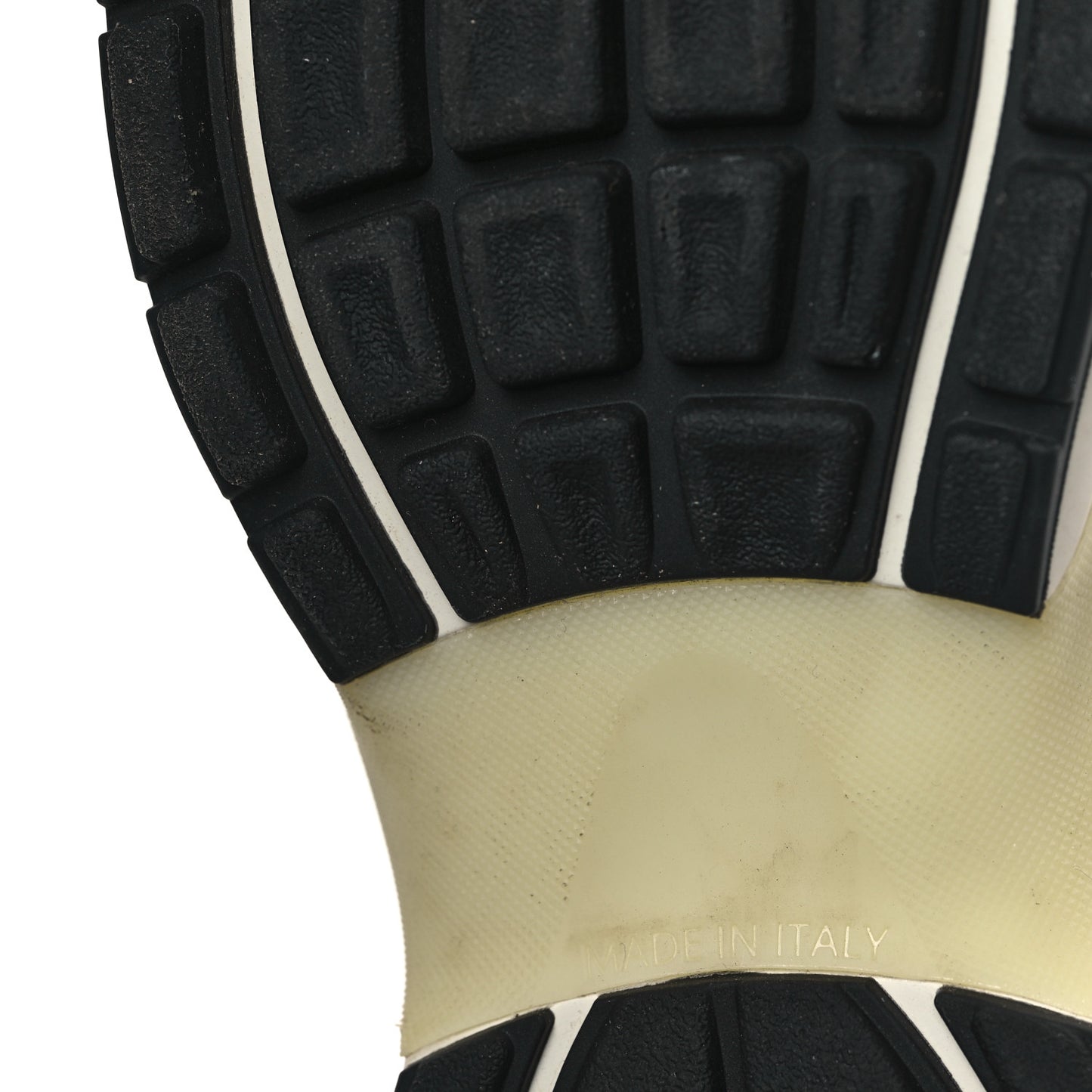Fabric Laminated Calfskin Stretch CC Sneakers 38 White Gold Silver