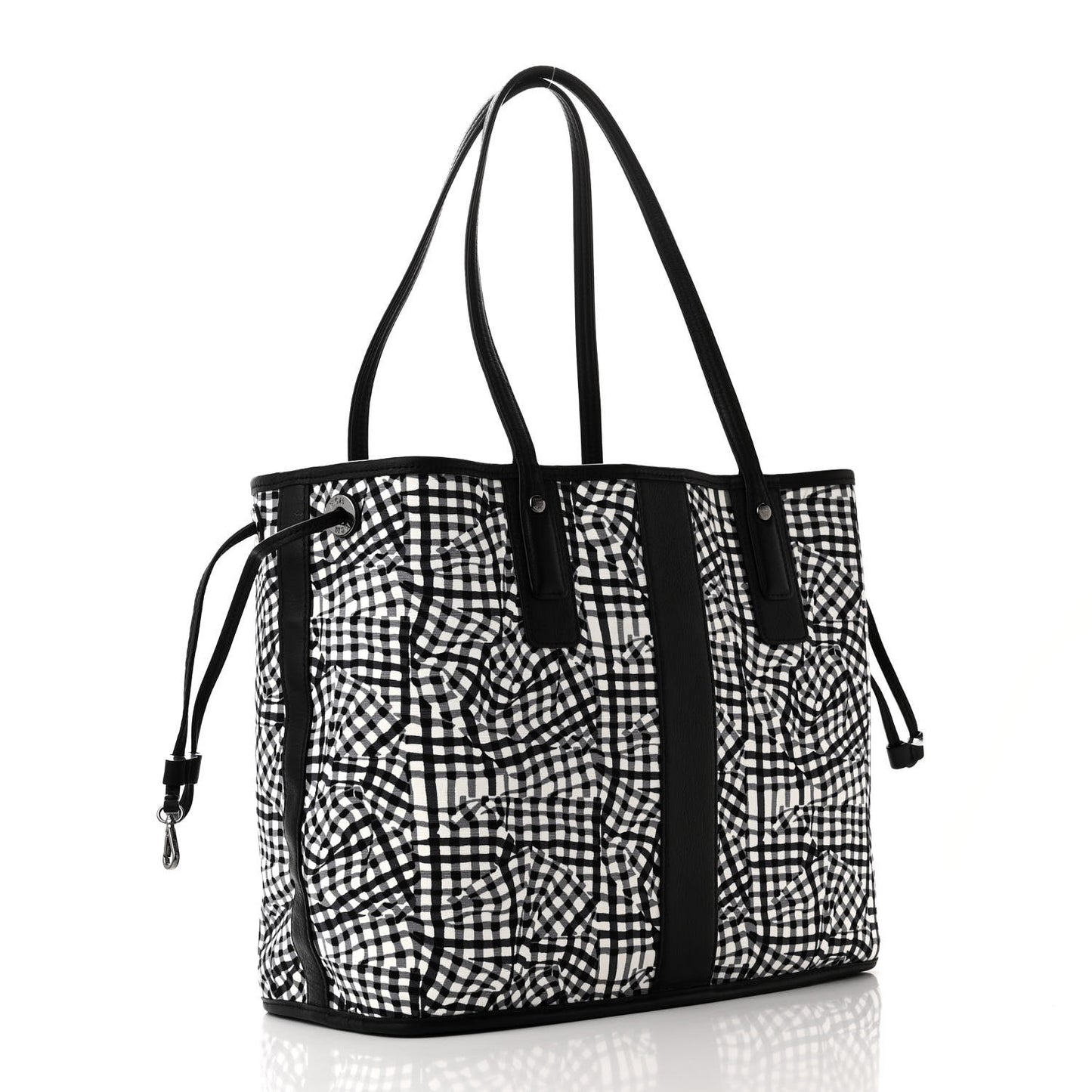 Visetos Medium Liz Reversible Shopper Tote Black