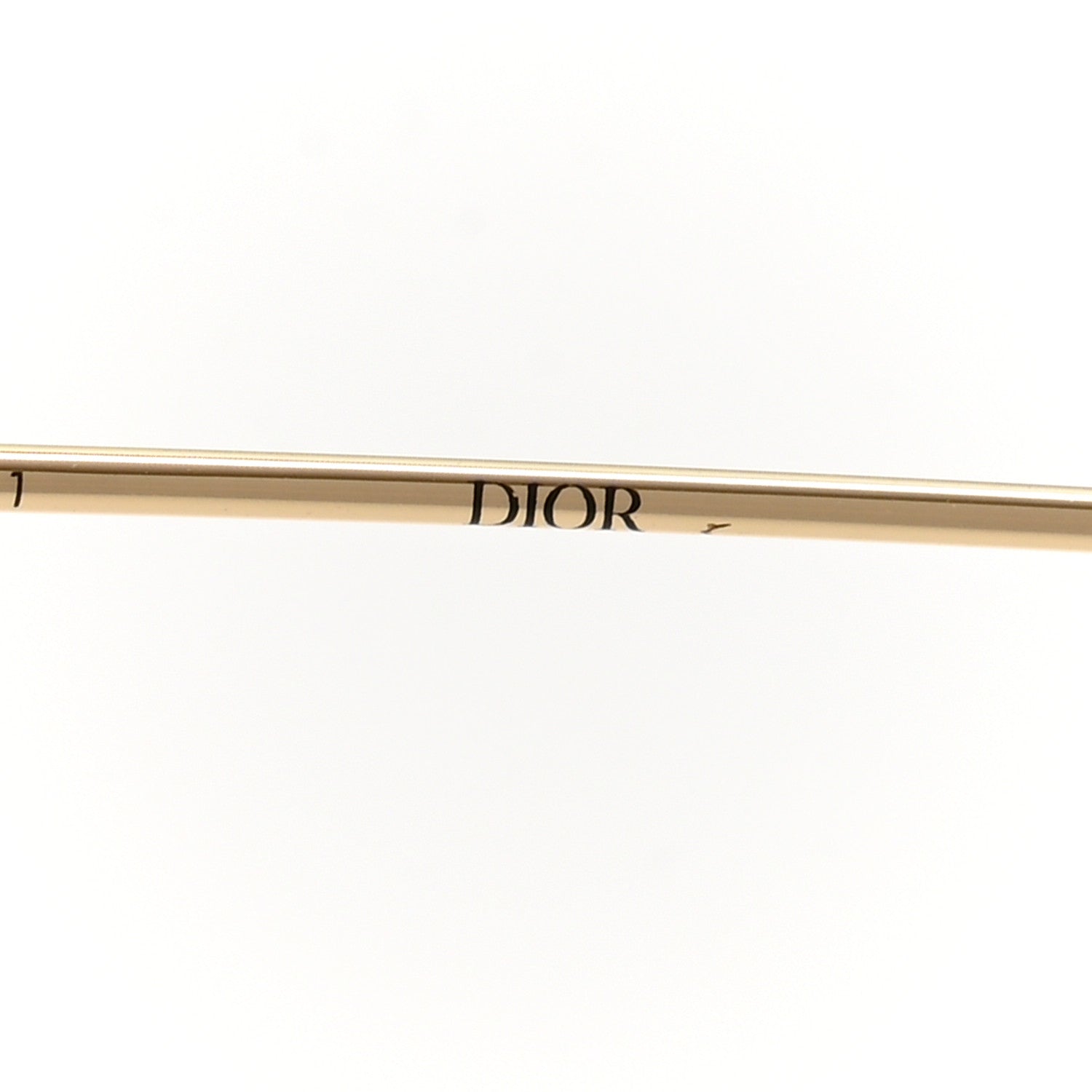 Christian Dior Metal EverDior Square Sunglasses Gold 5 of 7