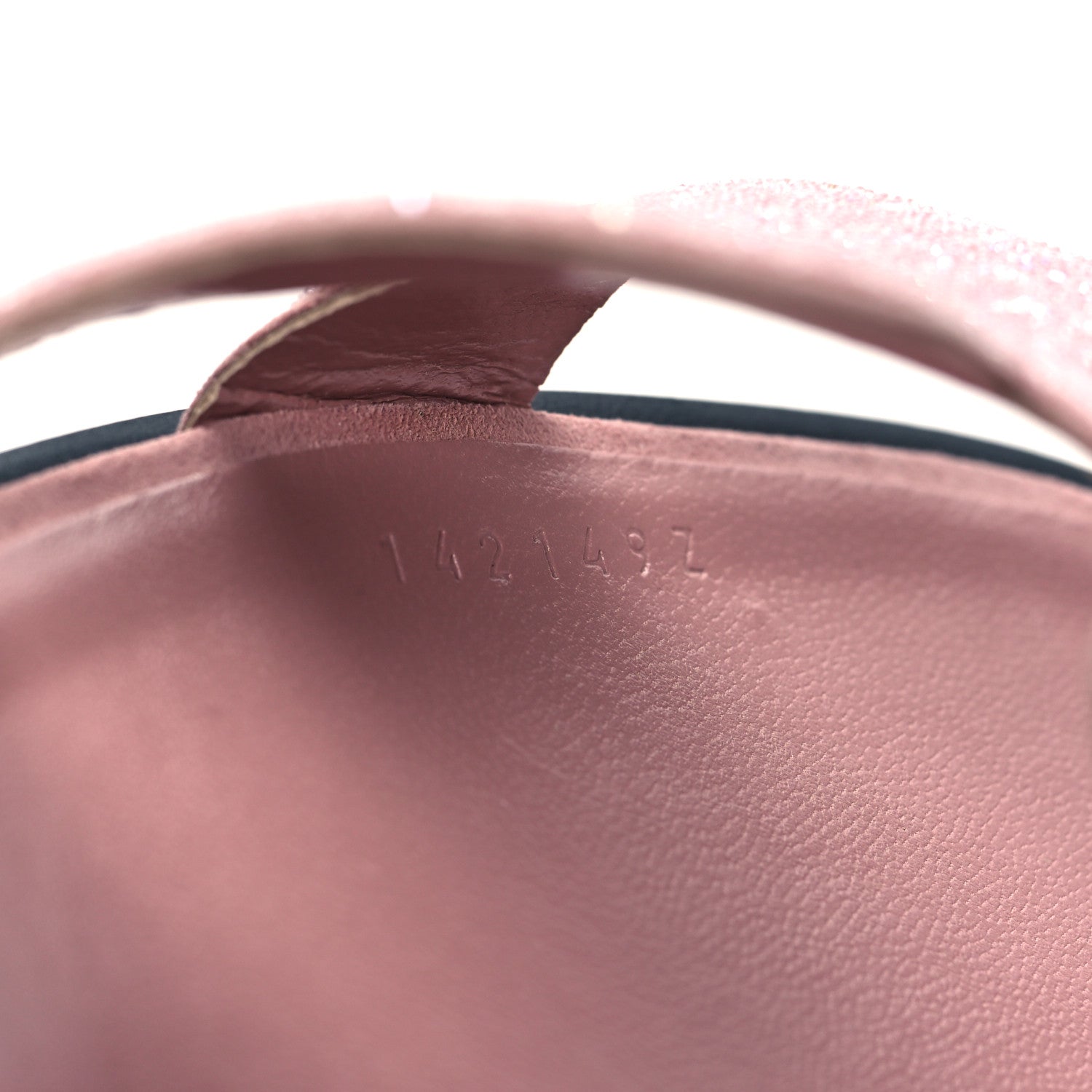 Hermes Suede Goatskin Crystal Powder Oran Sandals 38.5 Rose 8 of 9