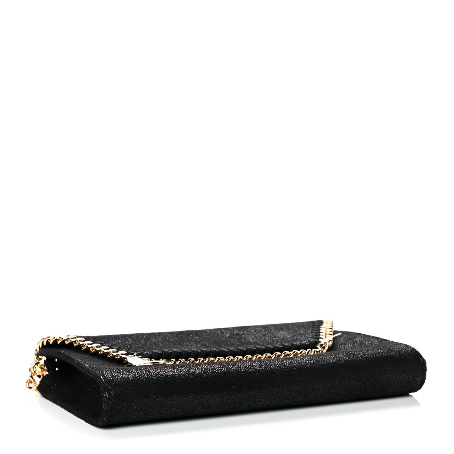 Shaggy Deer Mini Falabella Crossbody Bag Black