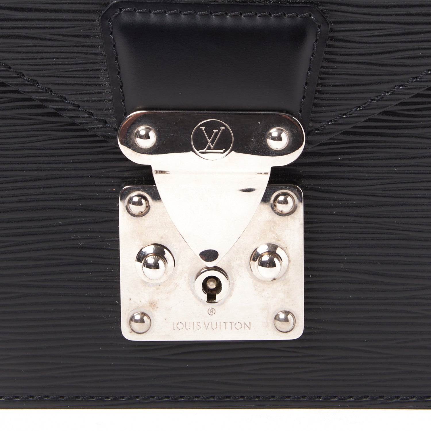Louis Vuitton Epi Pochette Sellier Dragonne Clutch Black 6 of 8