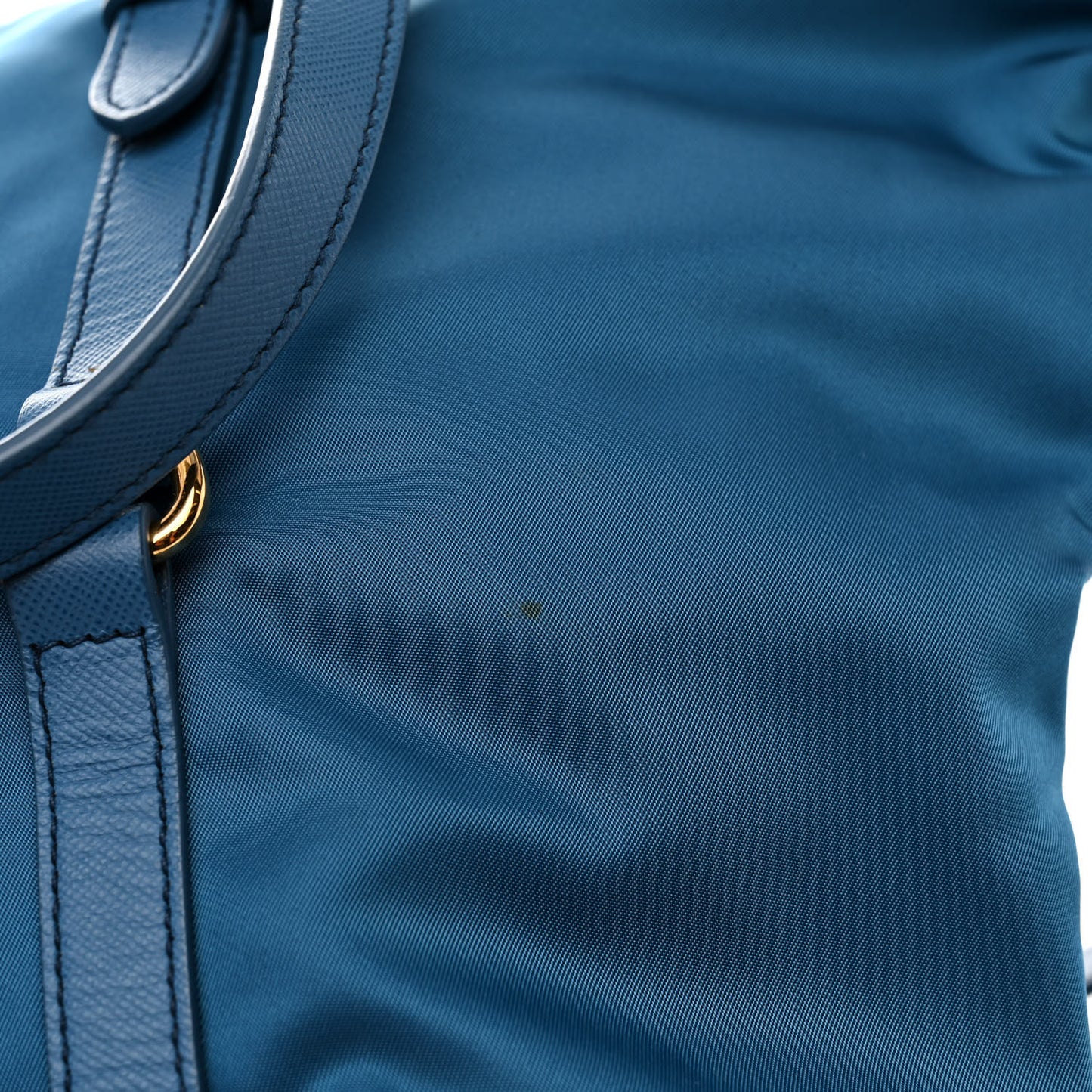 Tessuto Nylon Saffiano Tote Cobalto