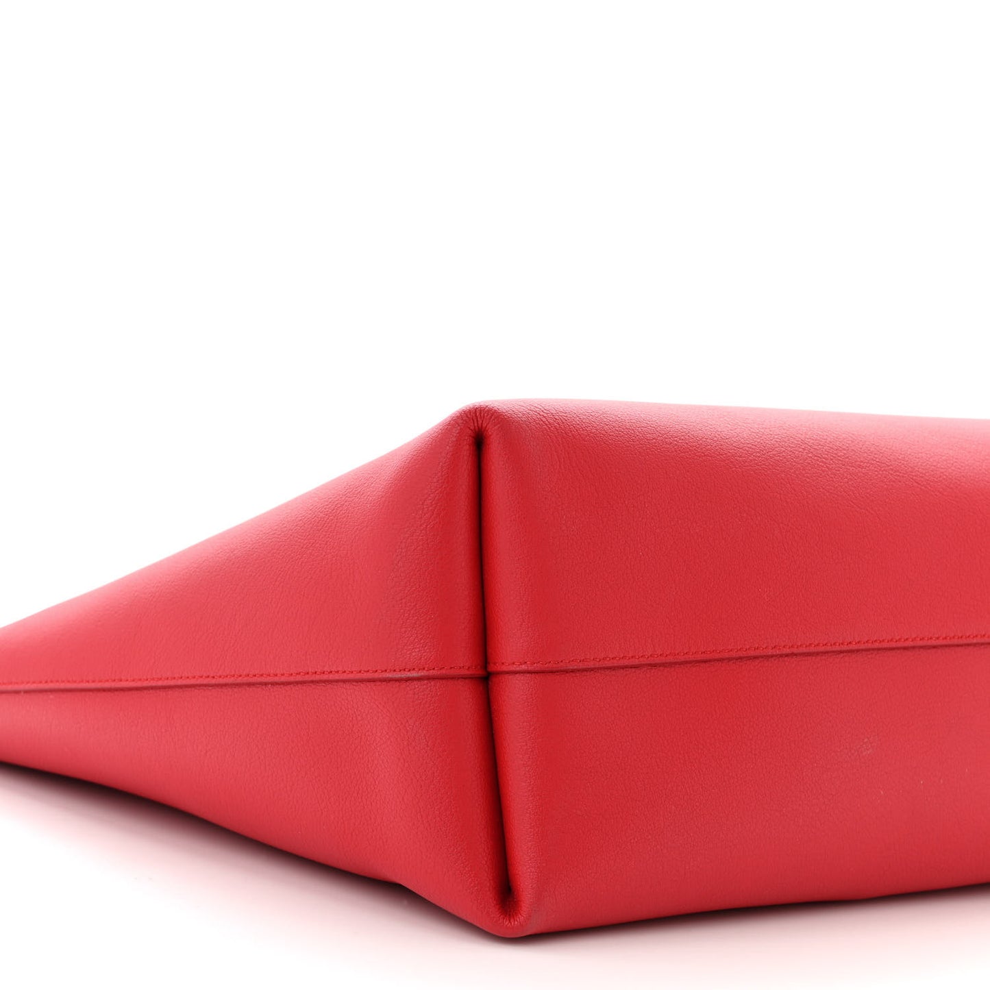 Calfskin Large Shopping Tote Rouge Eros