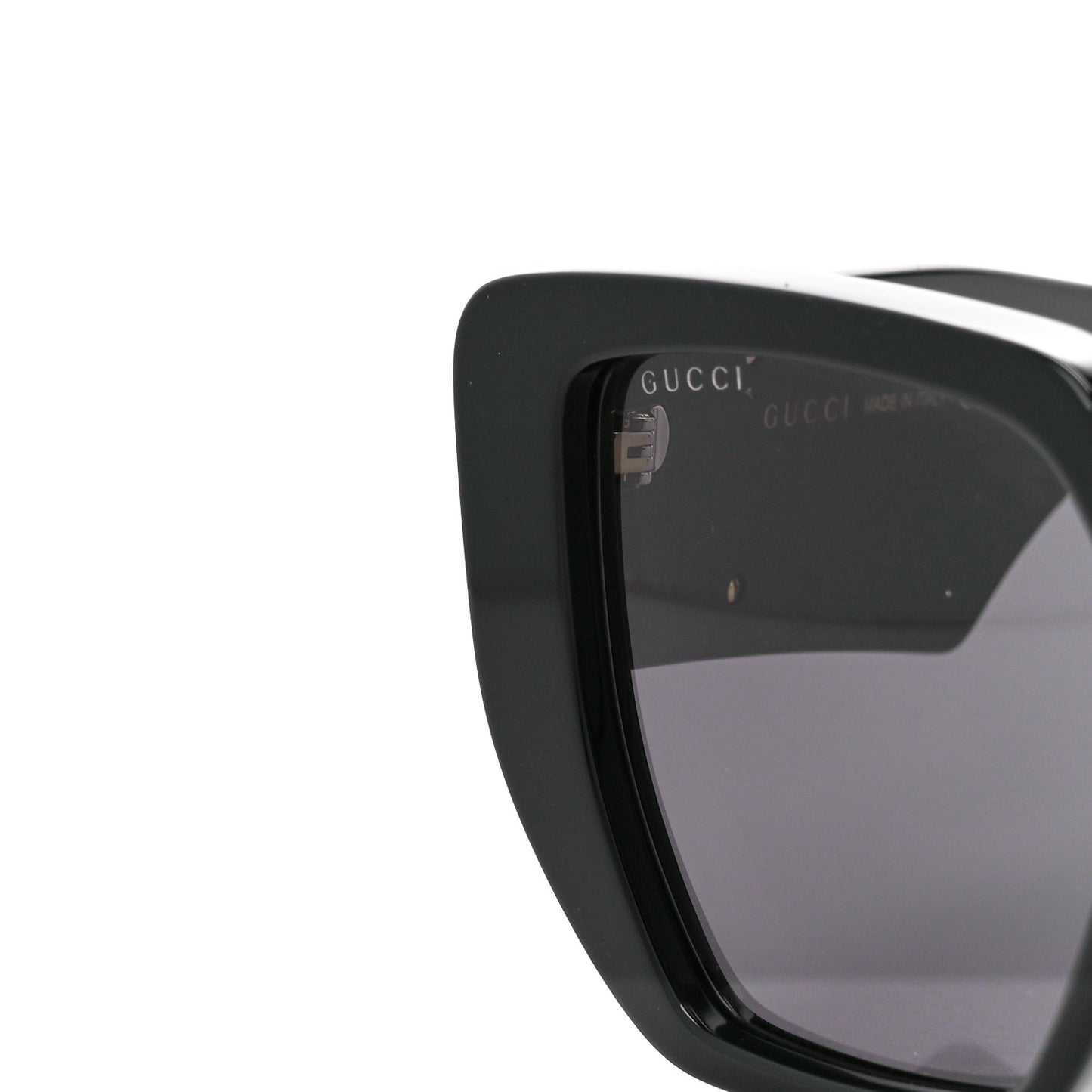 Acetate Square Frame Sunglasses GG0956S Black