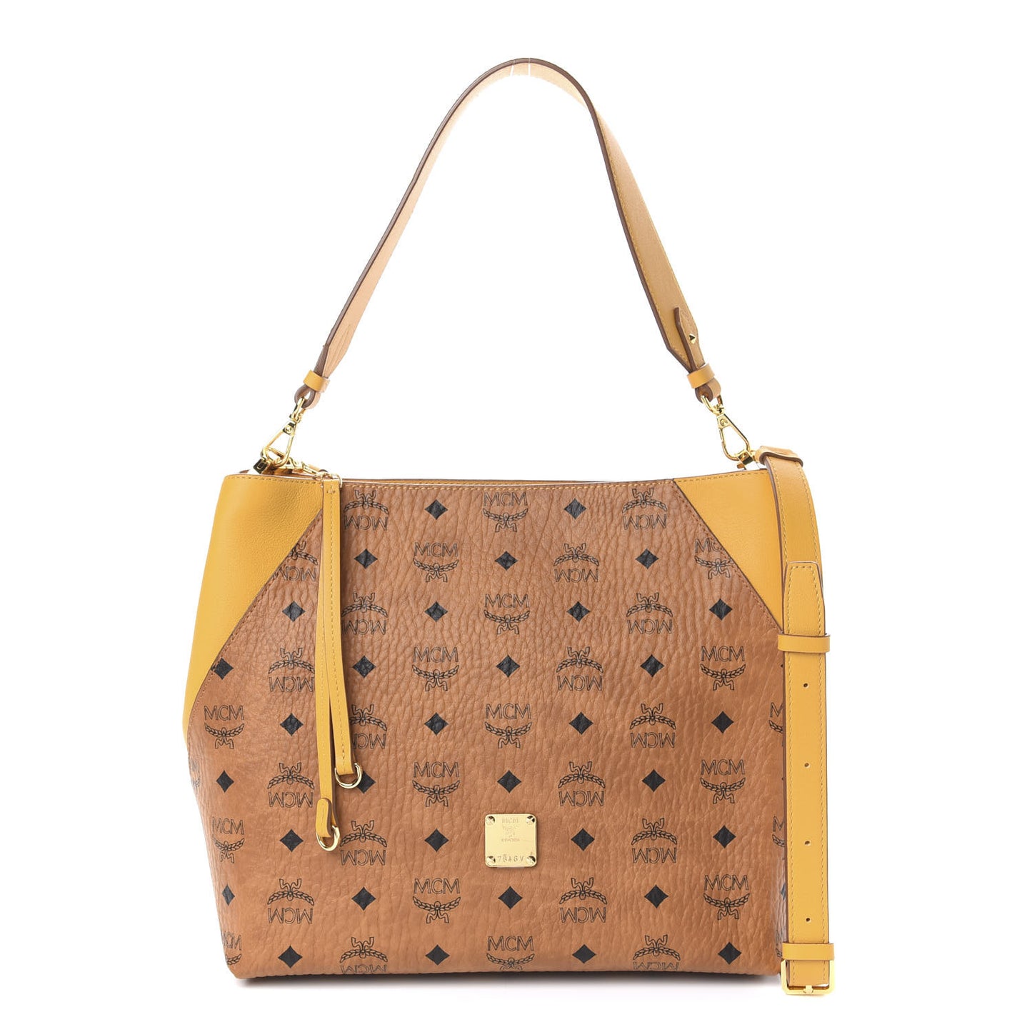Visetos Medium Klara Hobo Cognac Yellow