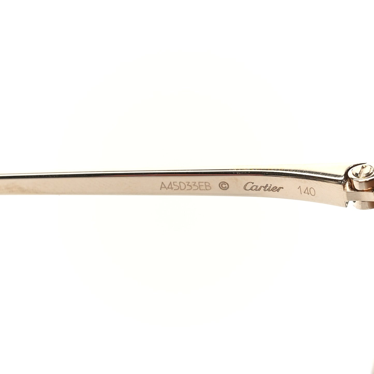 Panthere De Cartier Square Sunglasses Gold