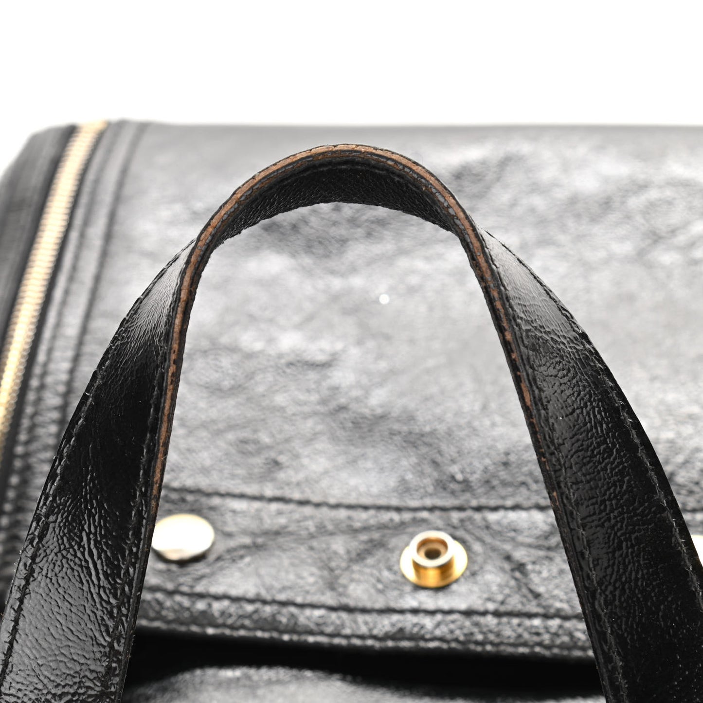 Patent Large Downtown Tote Black
