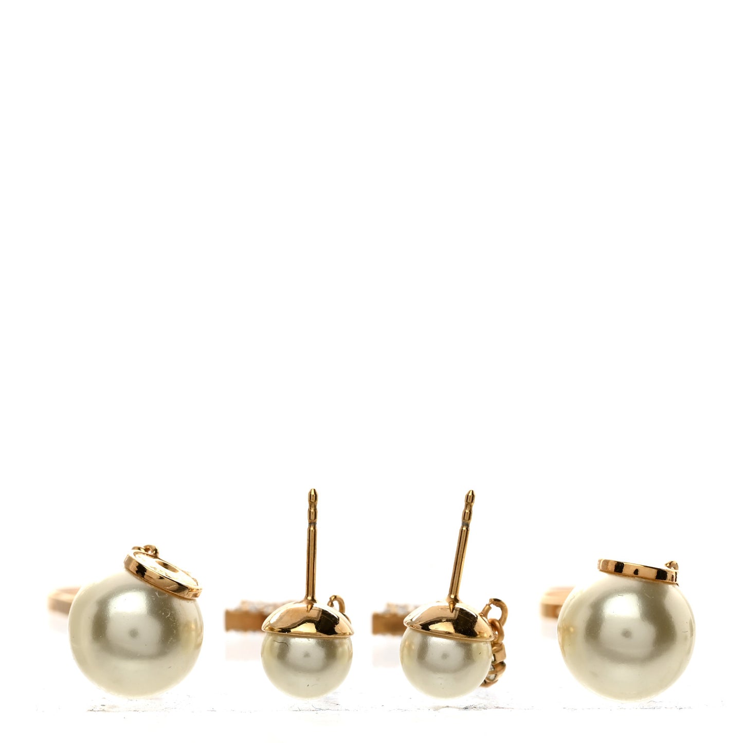 Pearl Crystal Star Tribale Dangle Chain Earrings Gold