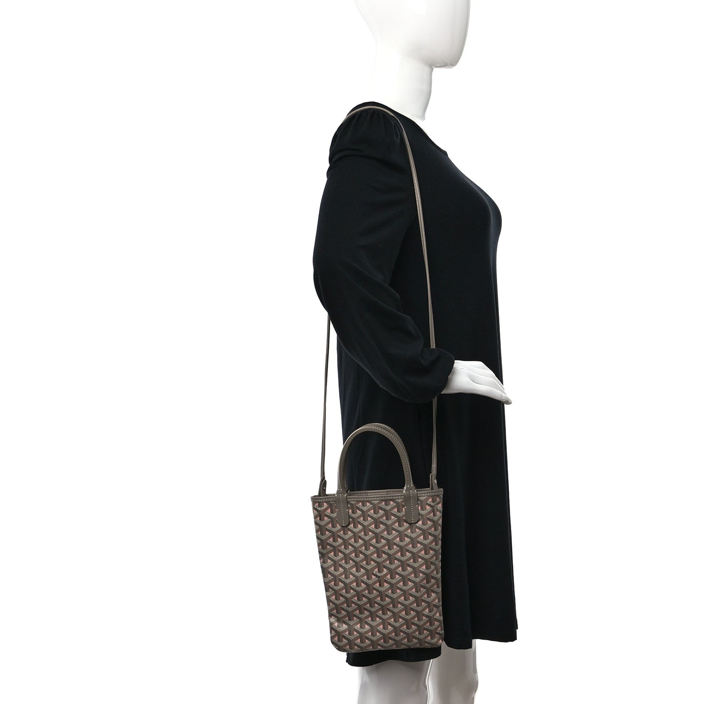 Goyardine Poitiers Claire Voie Tote Grege Powder Pink