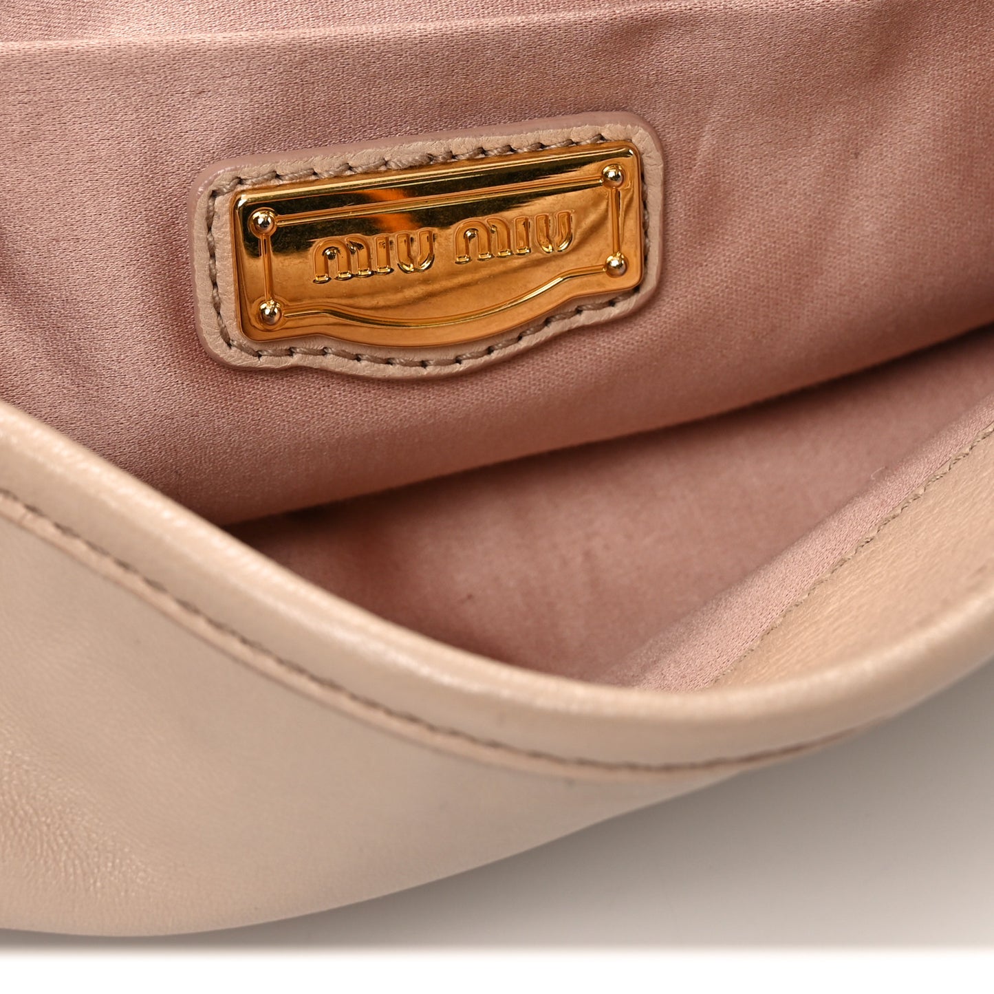 Nappa Matelasse Coffer Hobo Cammeo